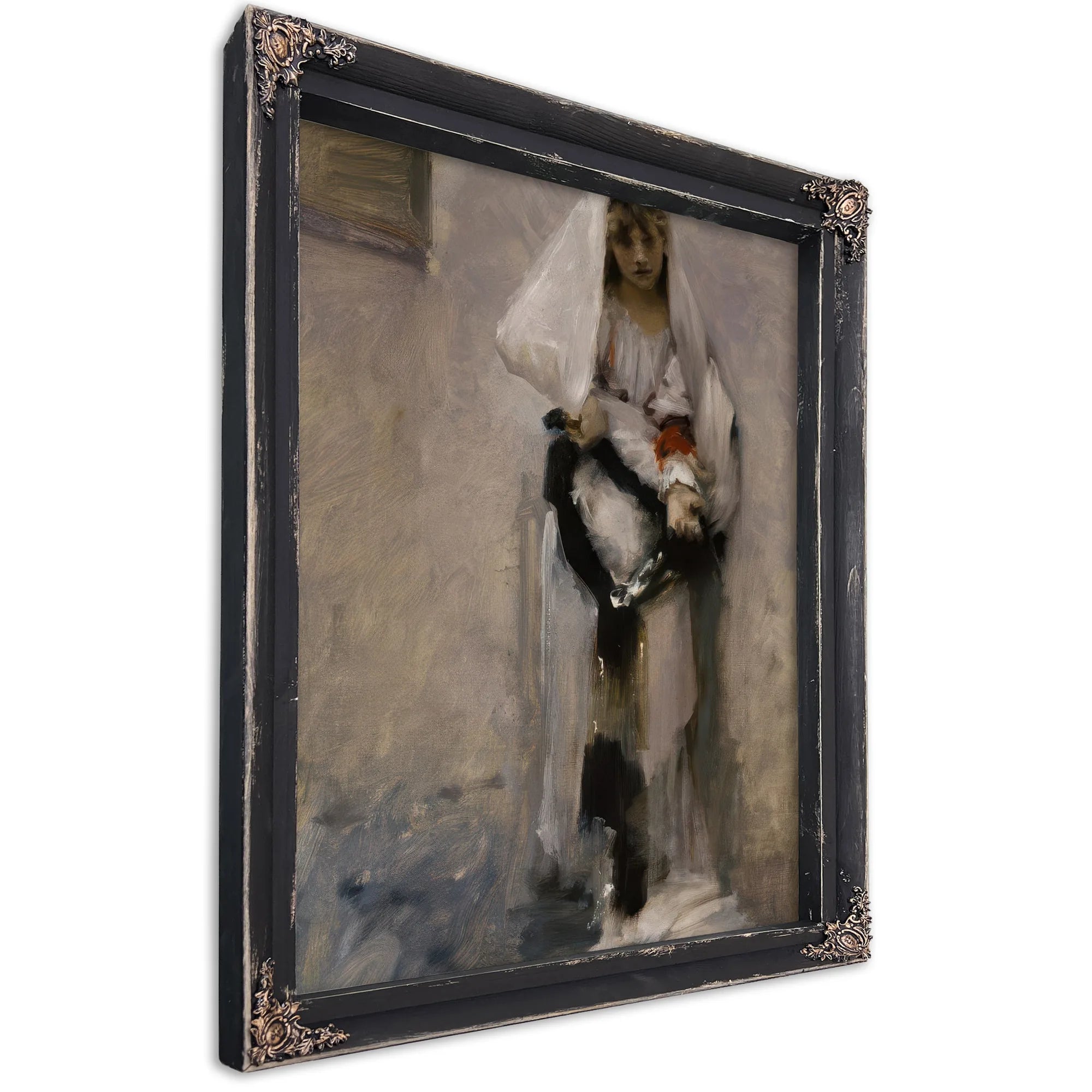 A Parisian Beggar Girl By John Singer Sargent Fine Art Print