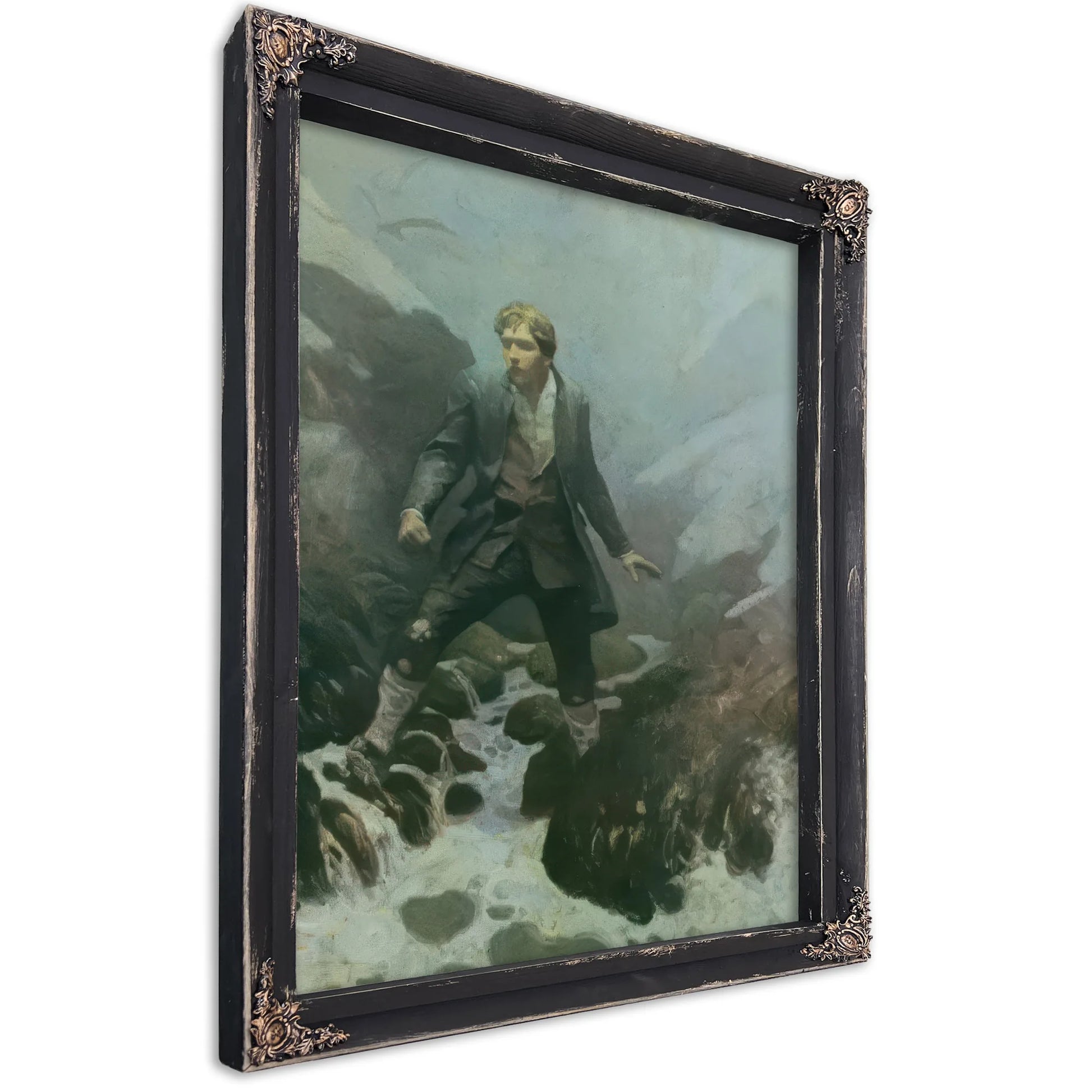 On The Isle Of Erraid By NC Wyeth Fine Art Print