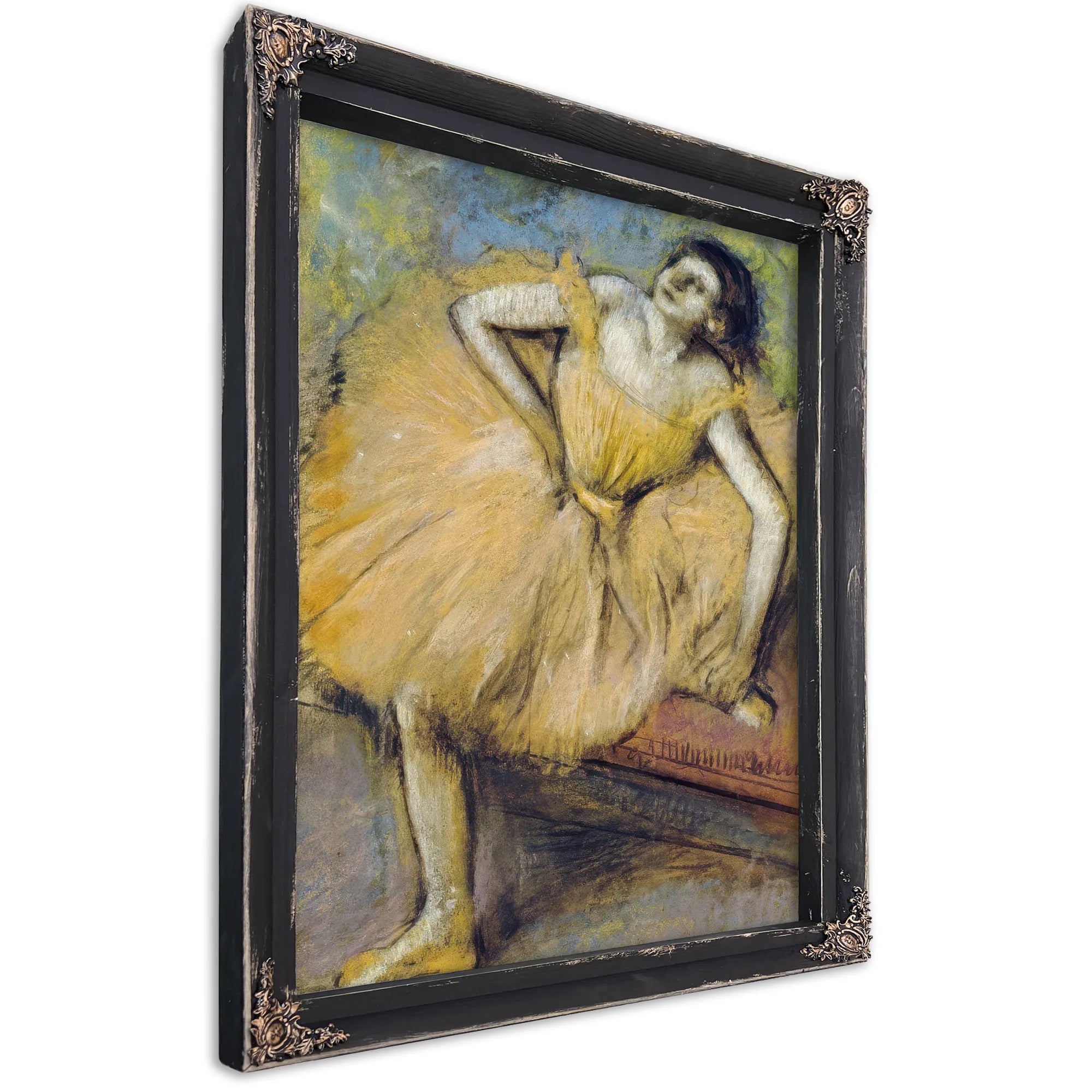 Danseuse Assise By Edgar Degas Fine Art Print