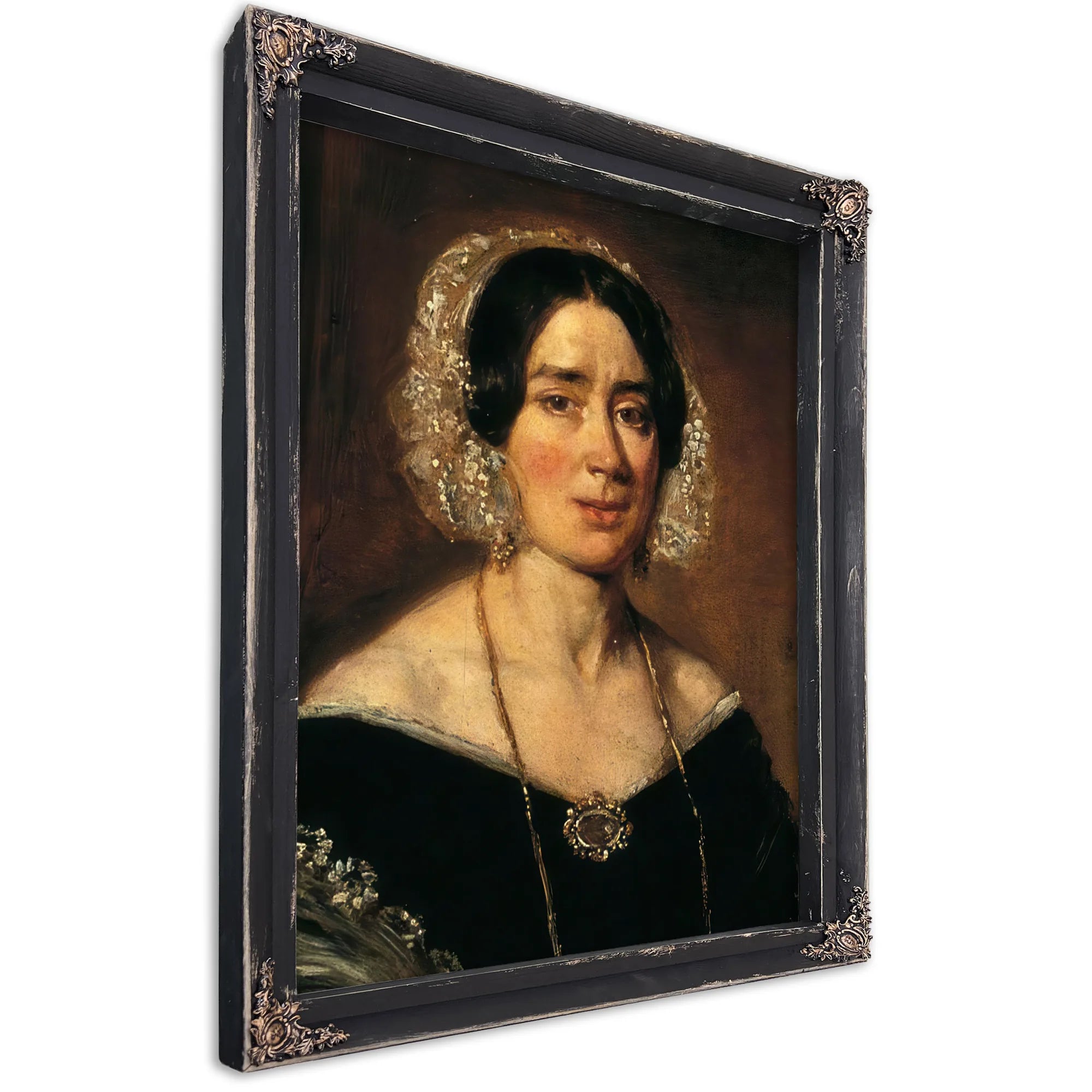 Portrait Of An Unknown Woman By William Etty Fine Art Print