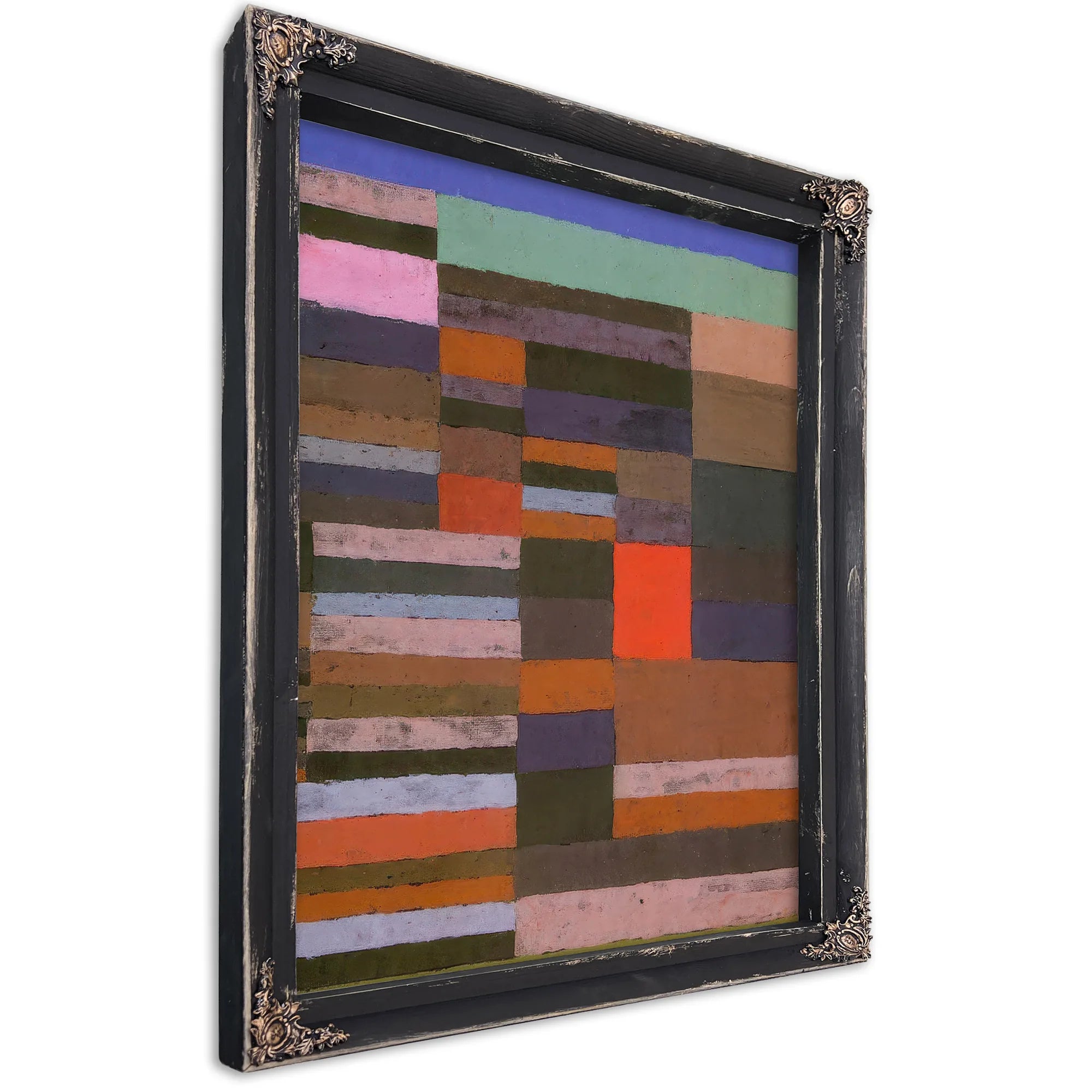 Individualized Measurement Of The Strata 1930 R 2 (82) By Paul Klee Fine Art Print