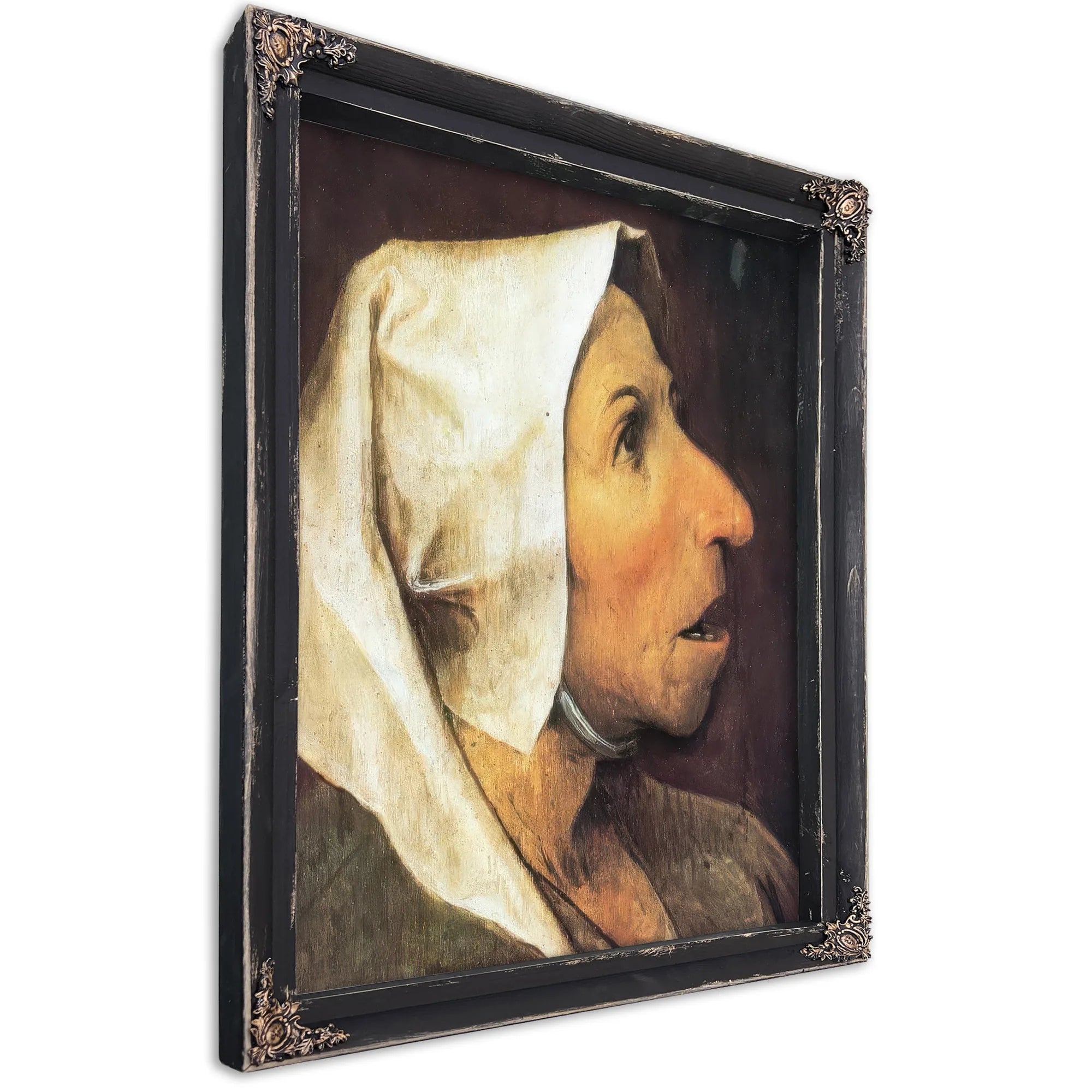 Head Of A Peasant Woman By Pieter Bruegel Fine Art Print