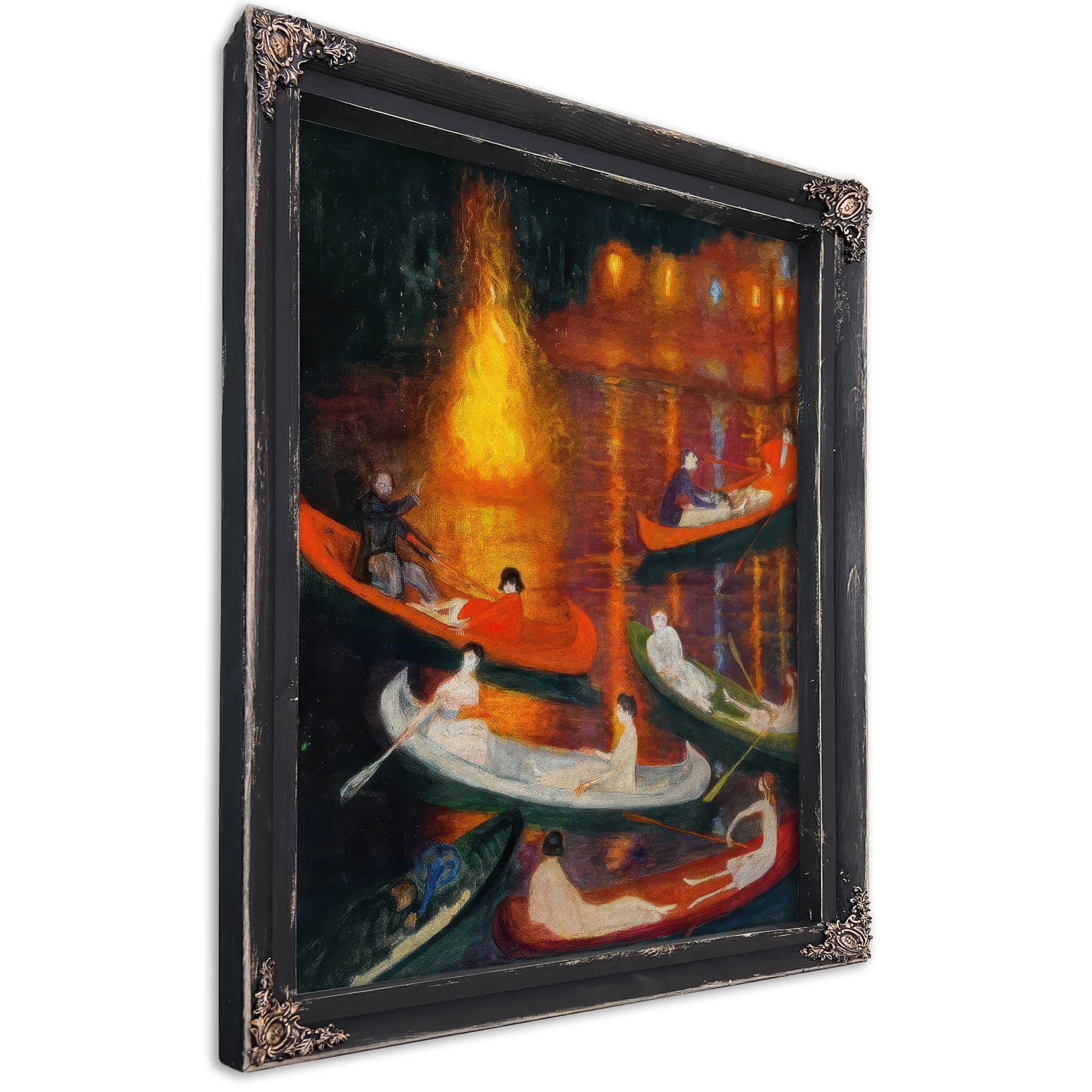 Fete On The Lake By Florine Stettheimer Fine Art Print