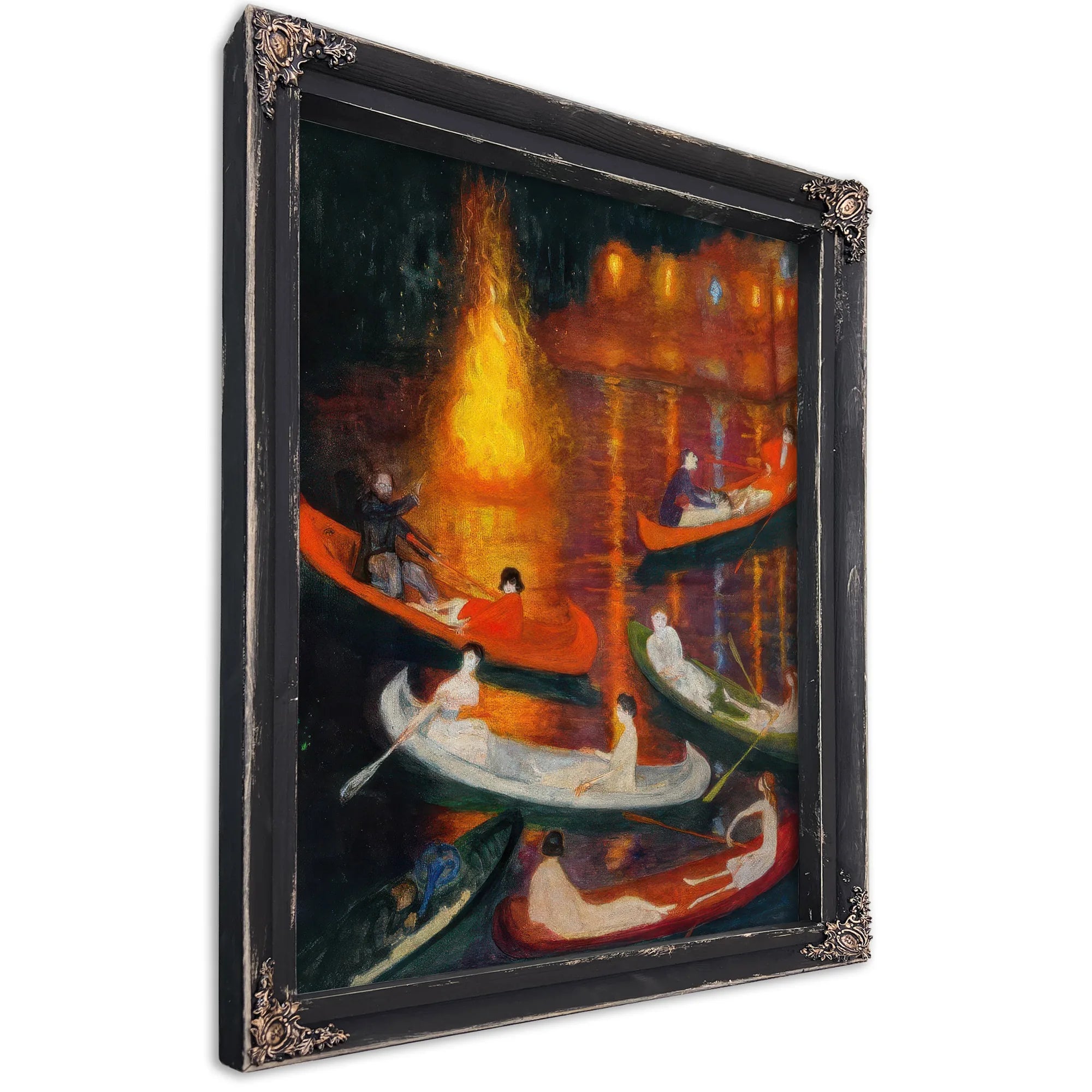 Fete On The Lake By Florine Stettheimer Fine Art Print