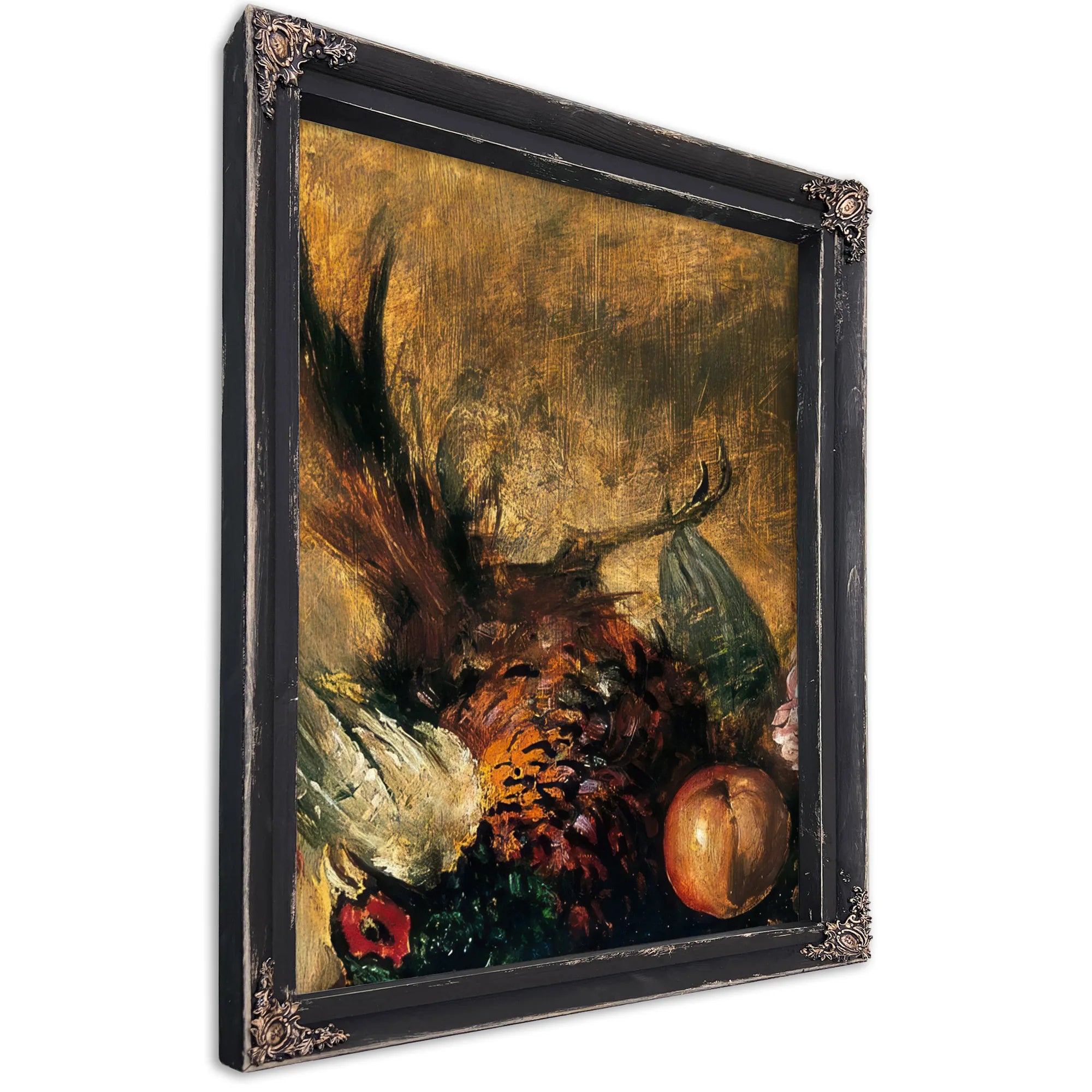 Dead Pheasant And Fruit By William Etty Fine Art Print