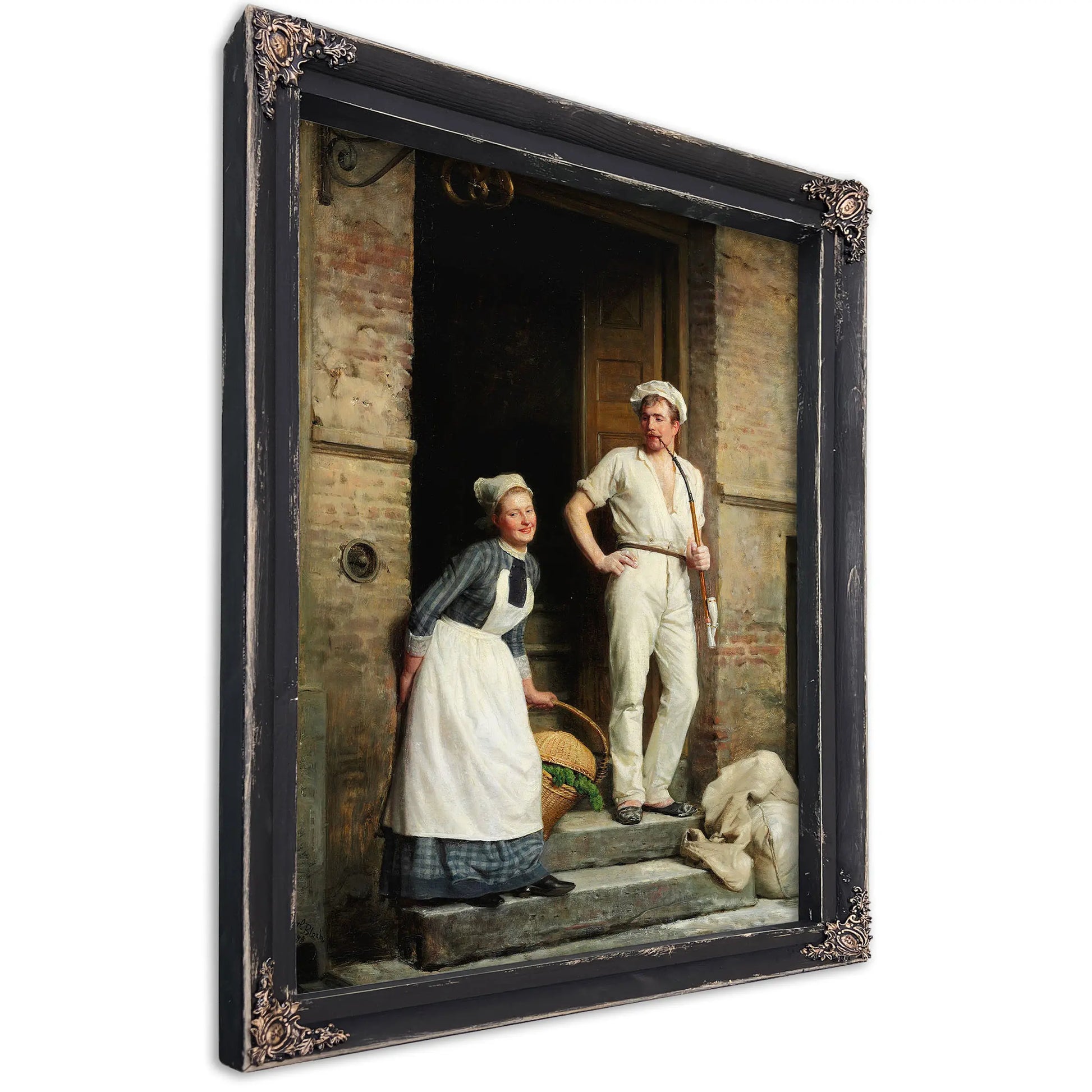 En Bager Der Kjoler Sig by Carl Bloch