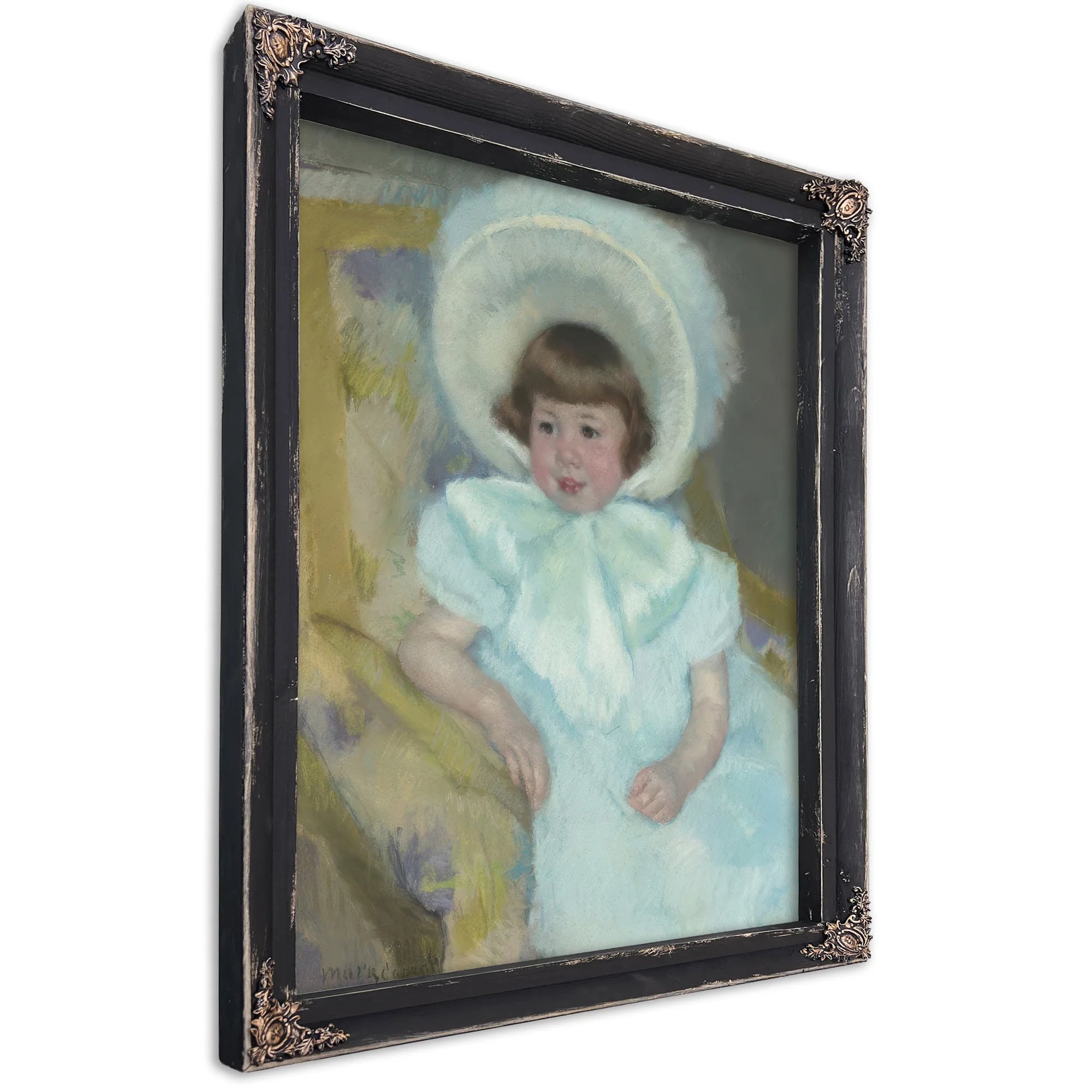 Portrait Of Mademoiselle Louise Aurore Villeboeuf By Mary Cassatt Fine Art Print