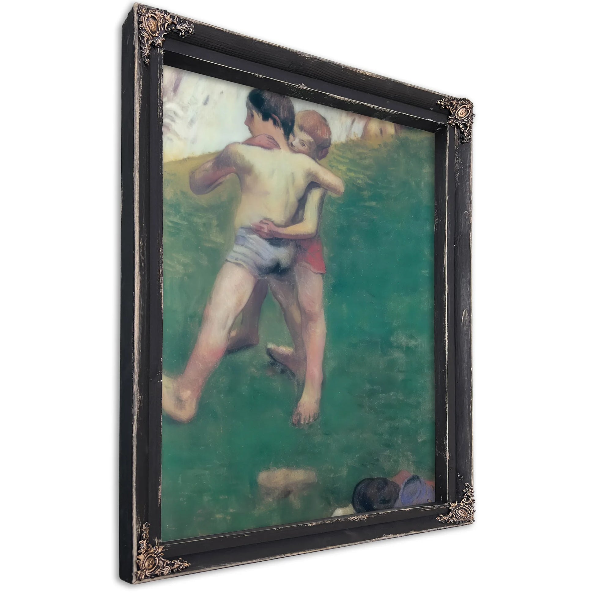 Fighting Children By Paul Gauguin Fine Art Print