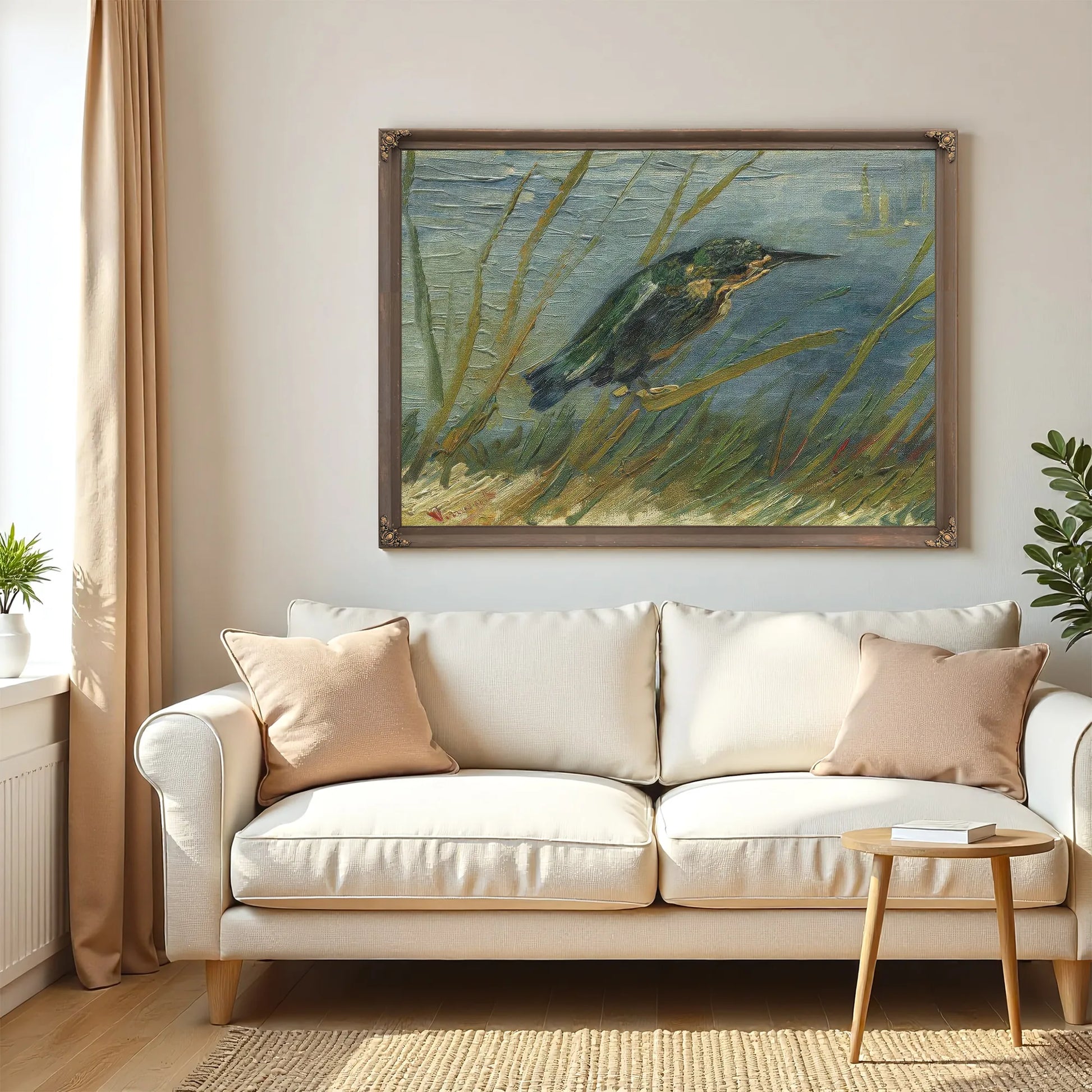 Kingfisher By The Waterside By Vincent Van Gogh Fine Art Print