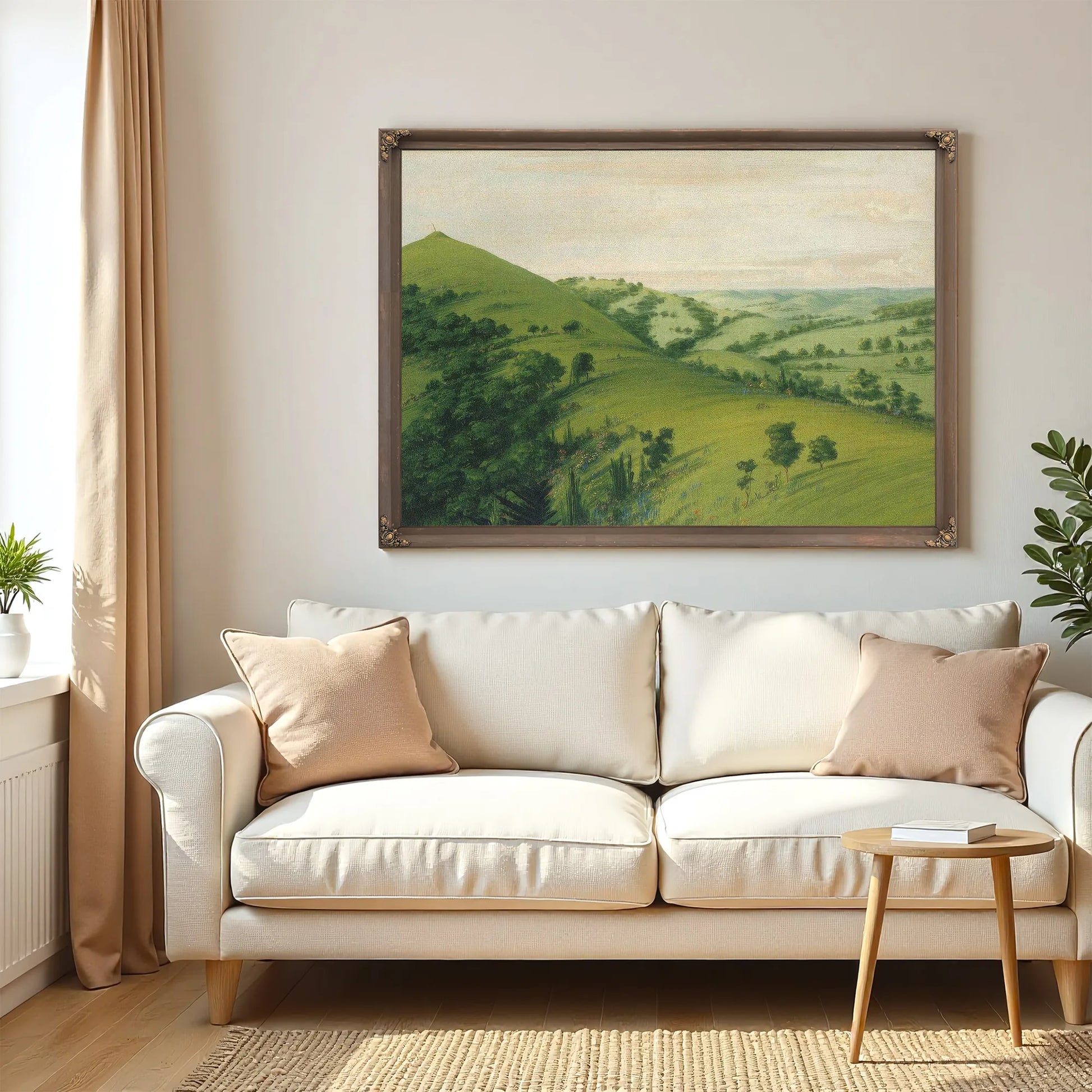 Blackbird's Grave, A Back View, Prairies Enameled With Flowers By George Catlin Fine Art Print