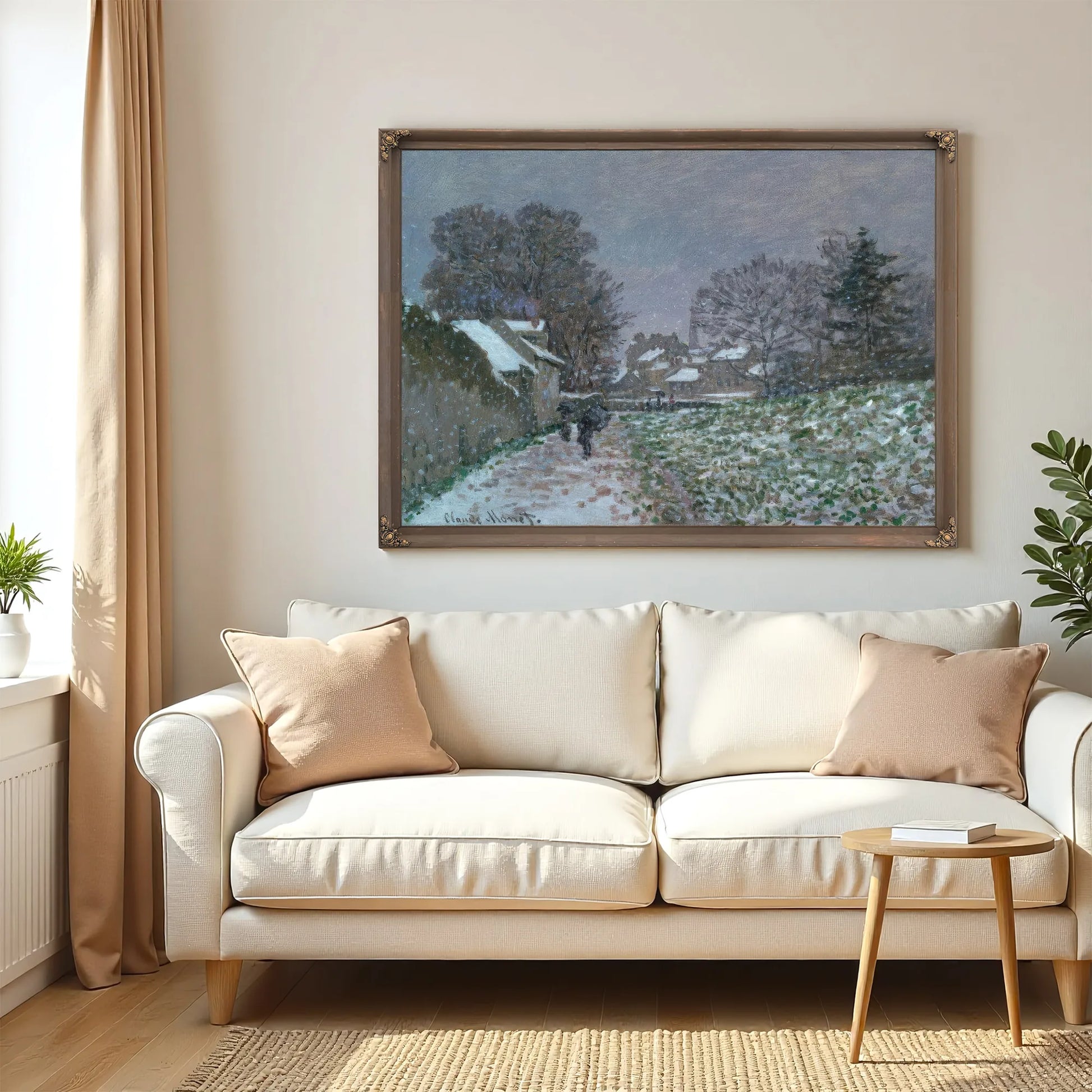Snow At Argenteuil By Claude Monet Fine Art Print