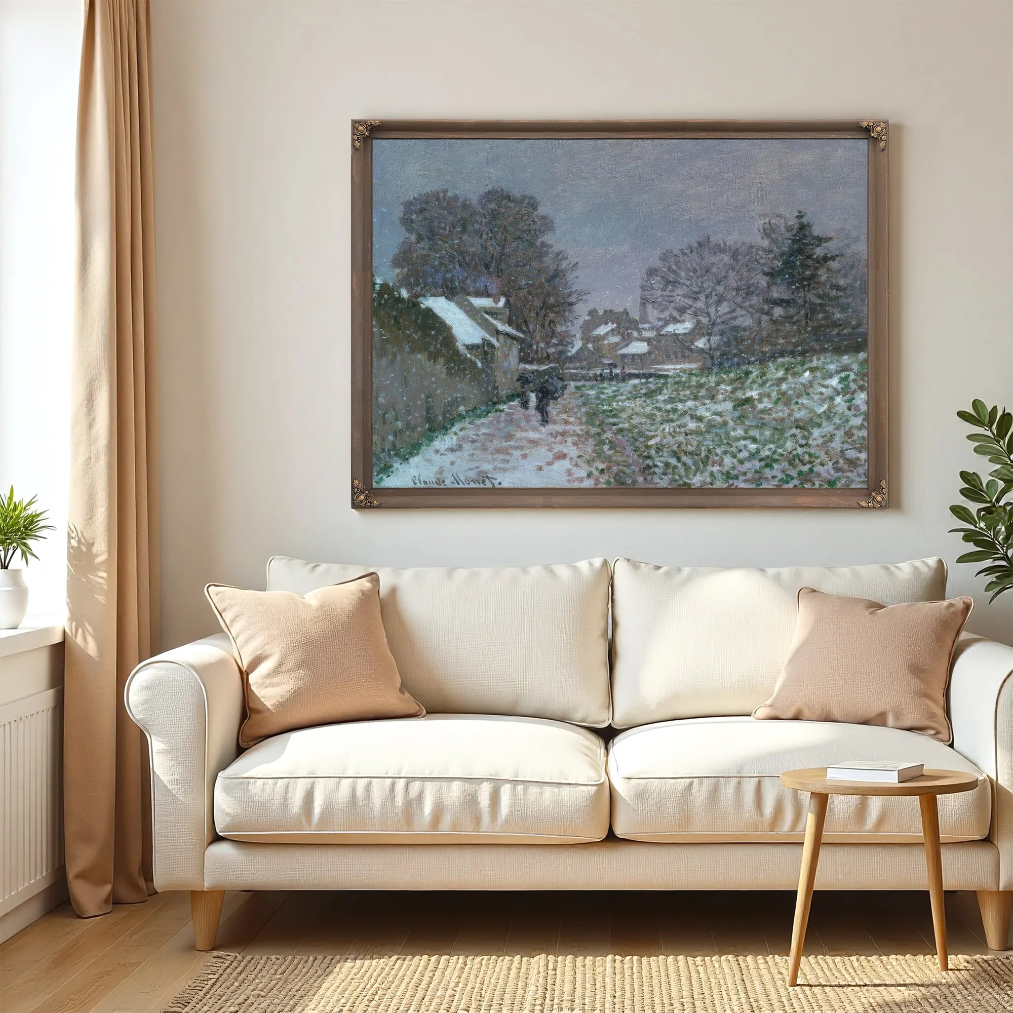 Snow At Argenteuil By Claude Monet Fine Art Print