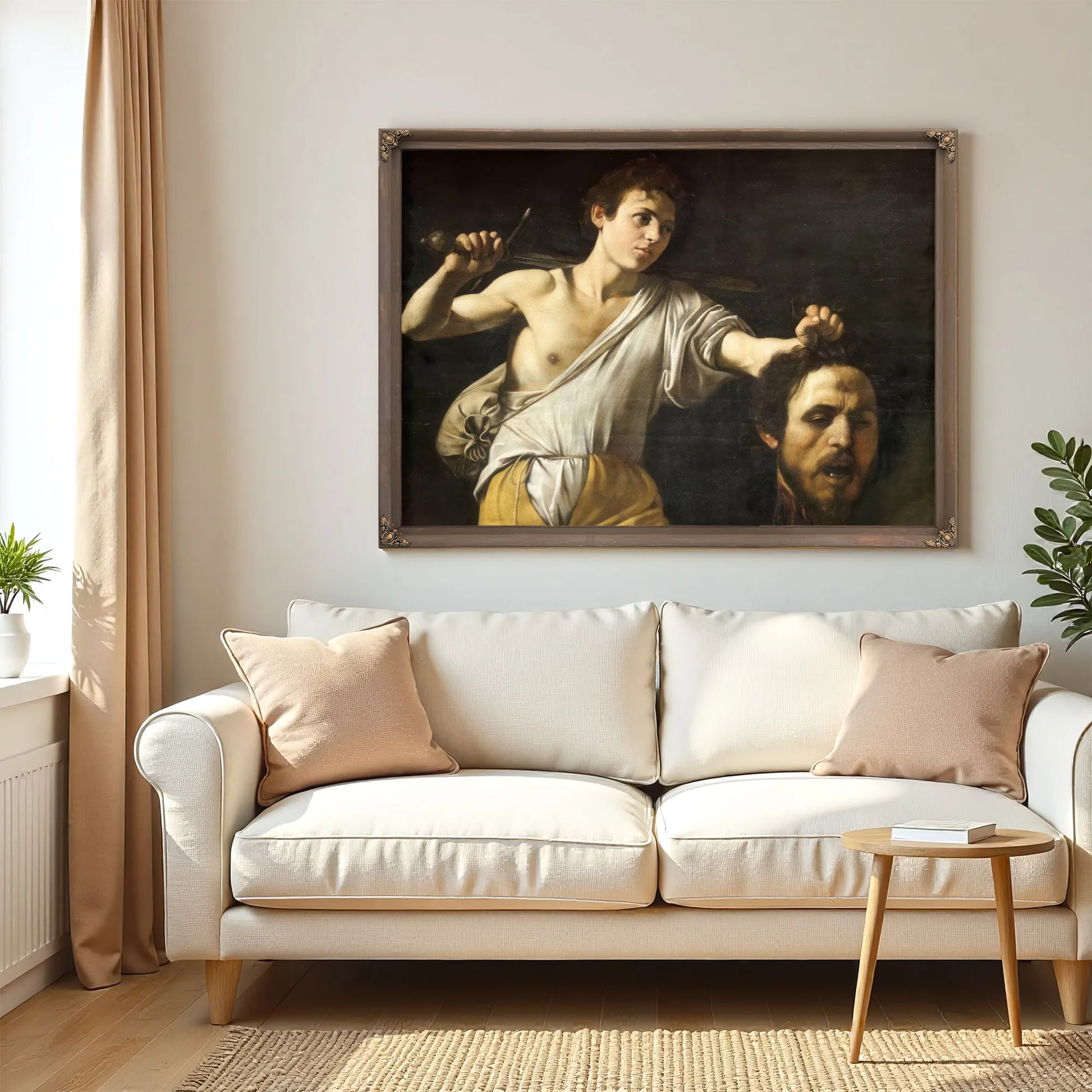 David With The Head Of Goliath By Caravaggio Fine Art Print