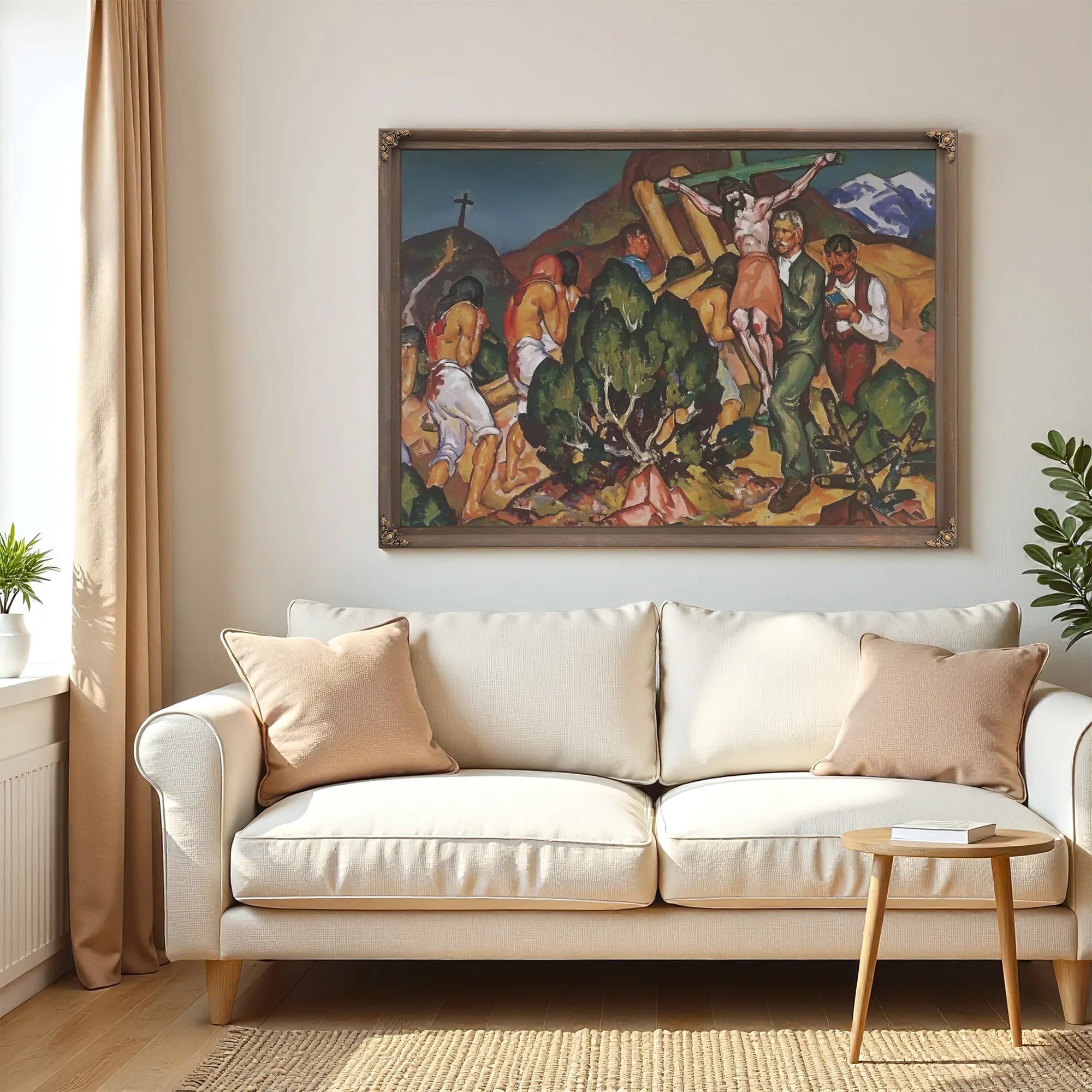 Holy Week In New Mexico Penitente Procession By William Penhallow Henderson Fine Art Print