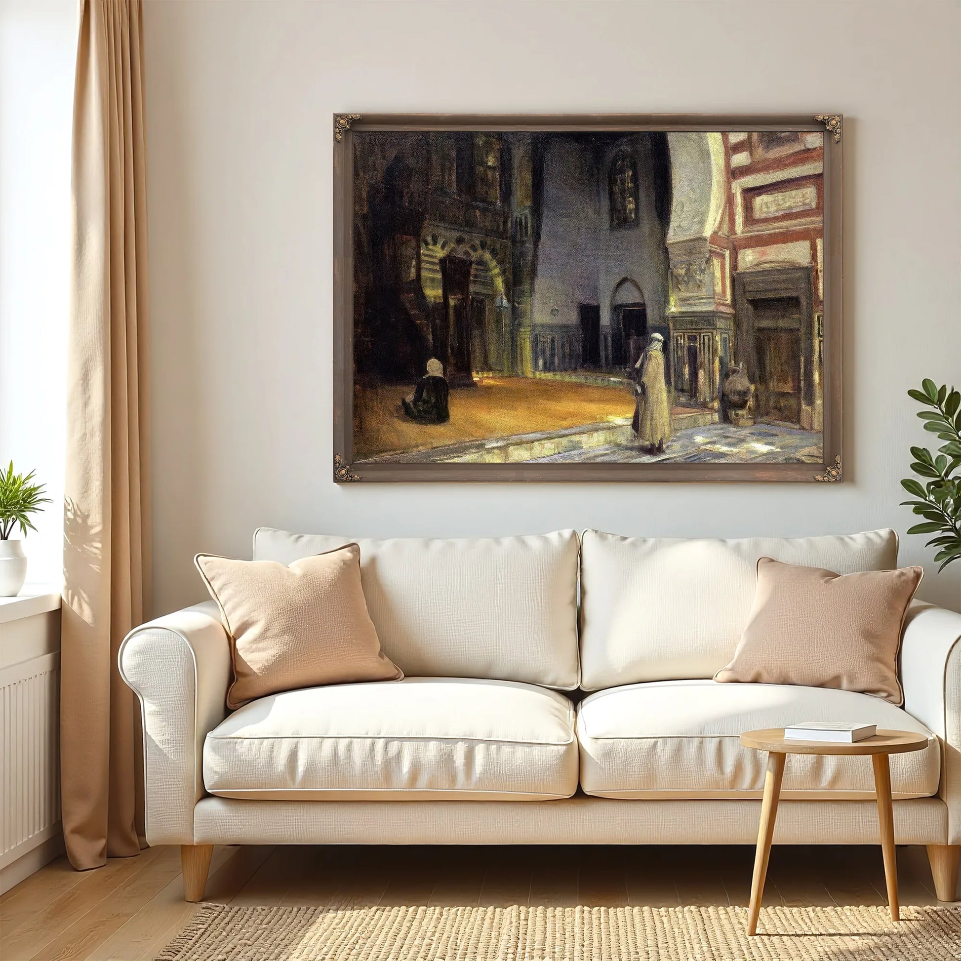 Interior Of A Mosque, Cairo By Henry Ossawa Tanner Fine Art Print