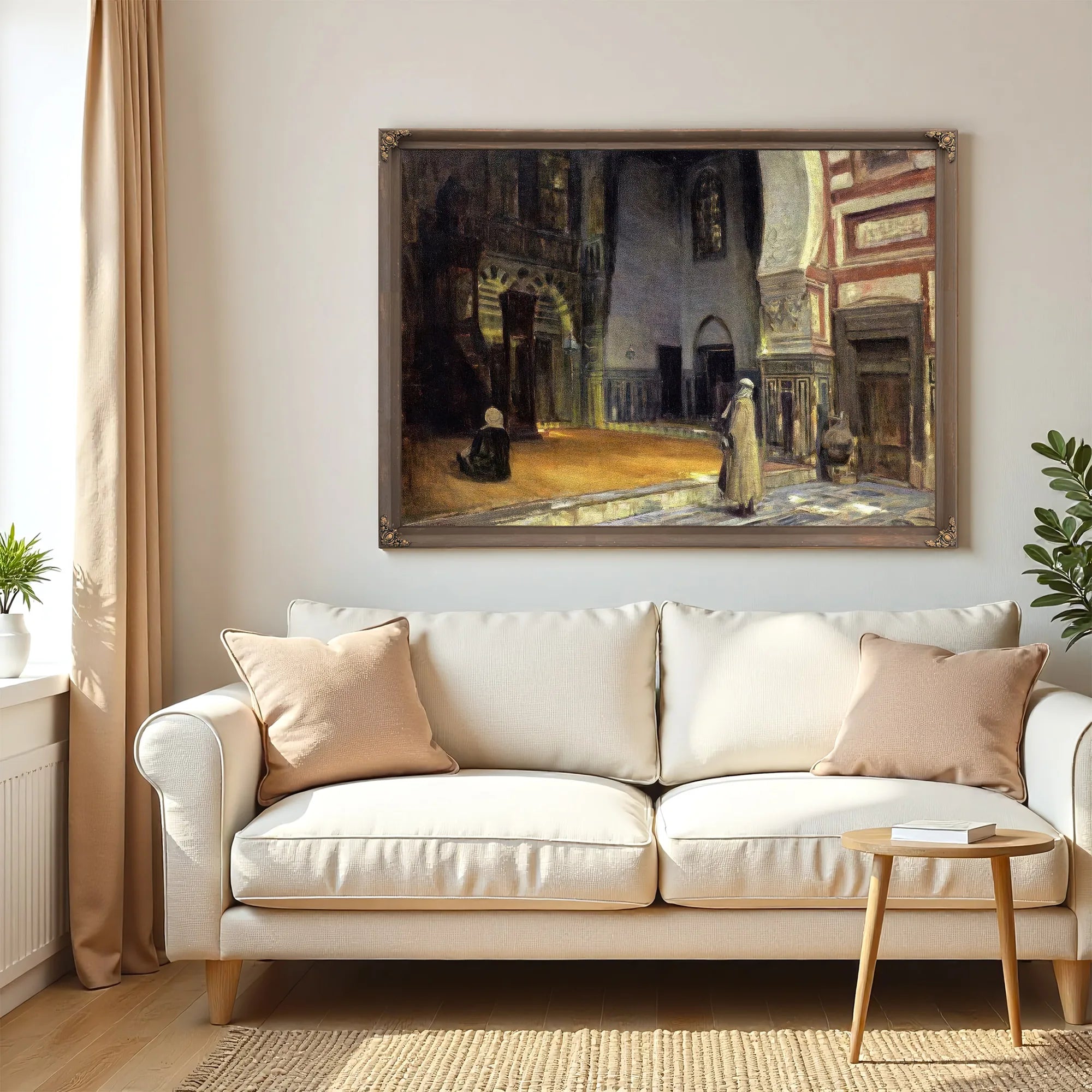 Interior Of A Mosque, Cairo By Henry Ossawa Tanner Fine Art Print