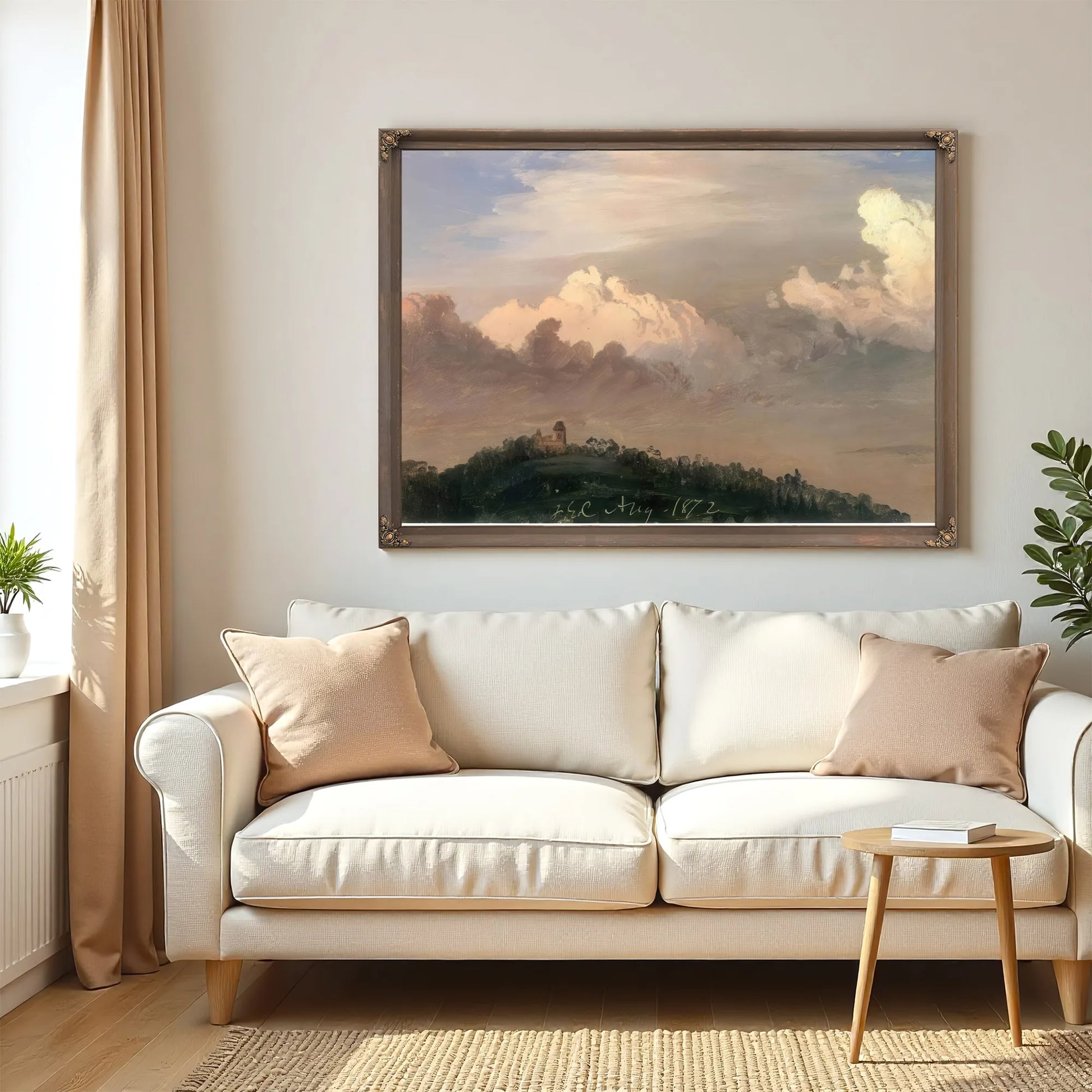Clouds Over Olana By Frederic Edwin Church Fine Art Print