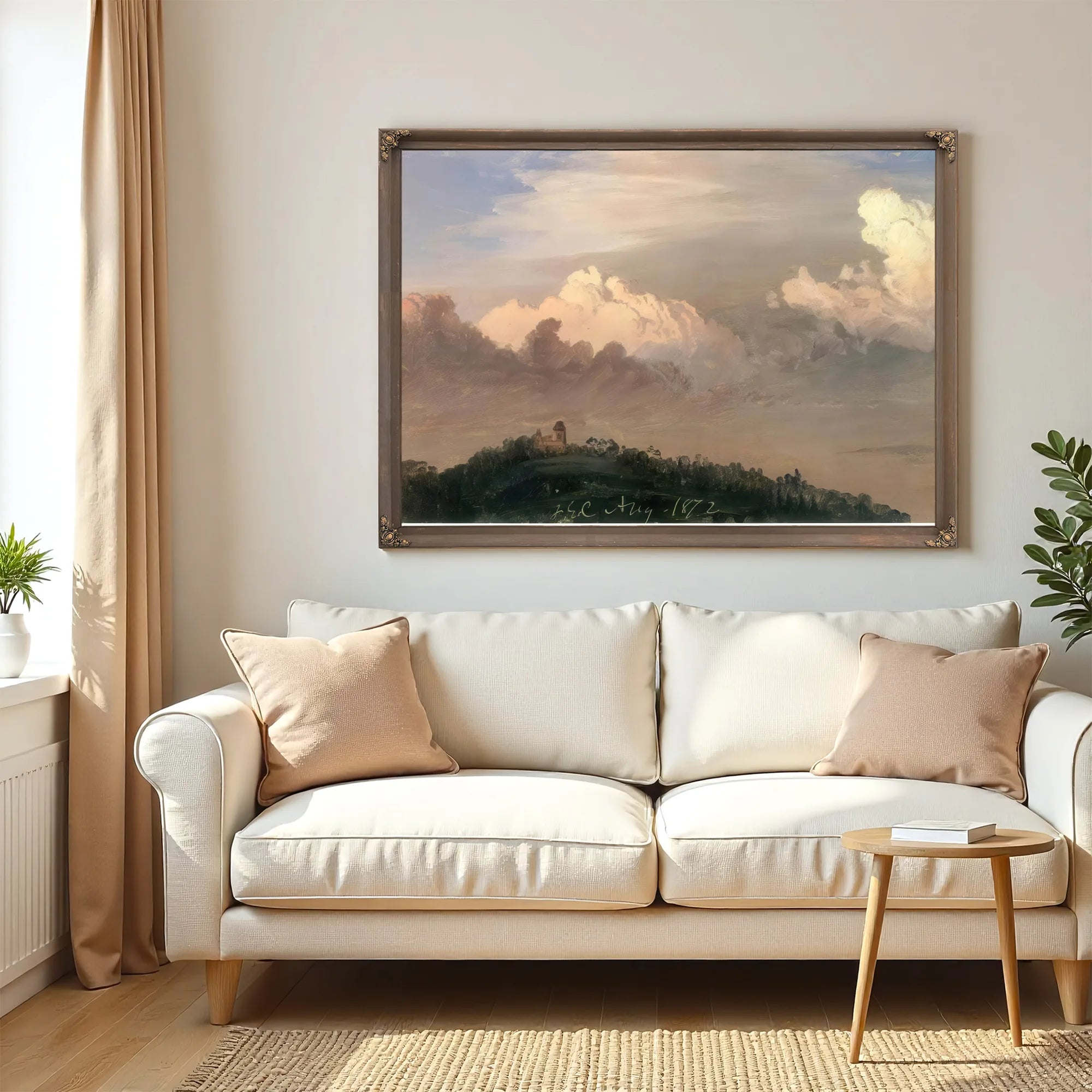Clouds Over Olana By Frederic Edwin Church Fine Art Print
