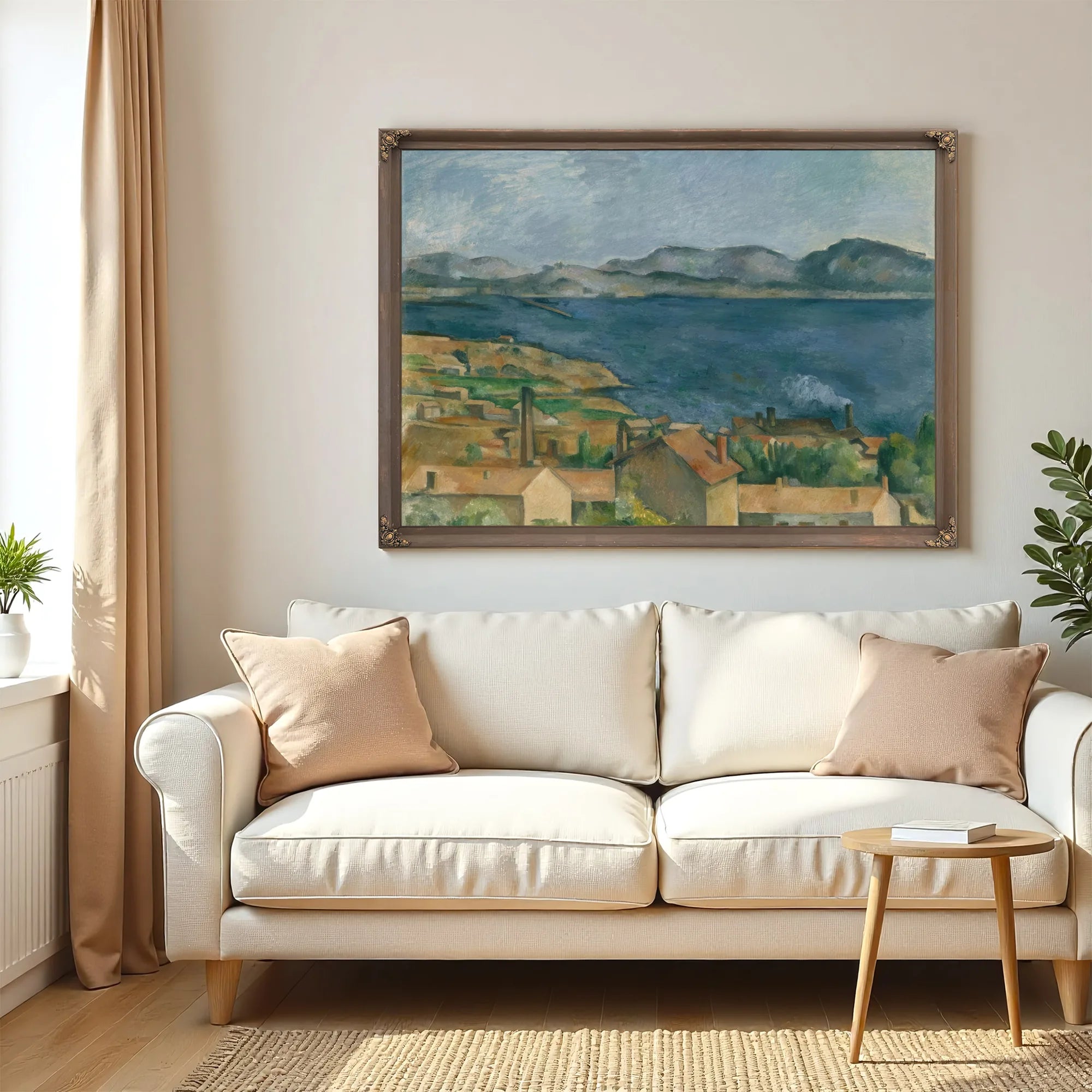 The Bay Of Marseilles Seen From Lestaque By Paul Cezanne Fine Art Print