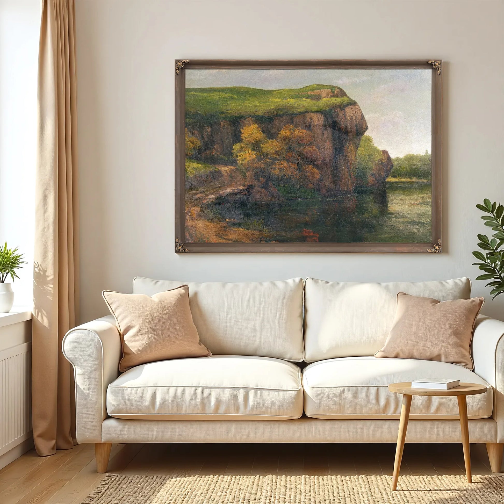 Rocky Cliffs By Jean Desire Gustave Courbet Fine Art Print