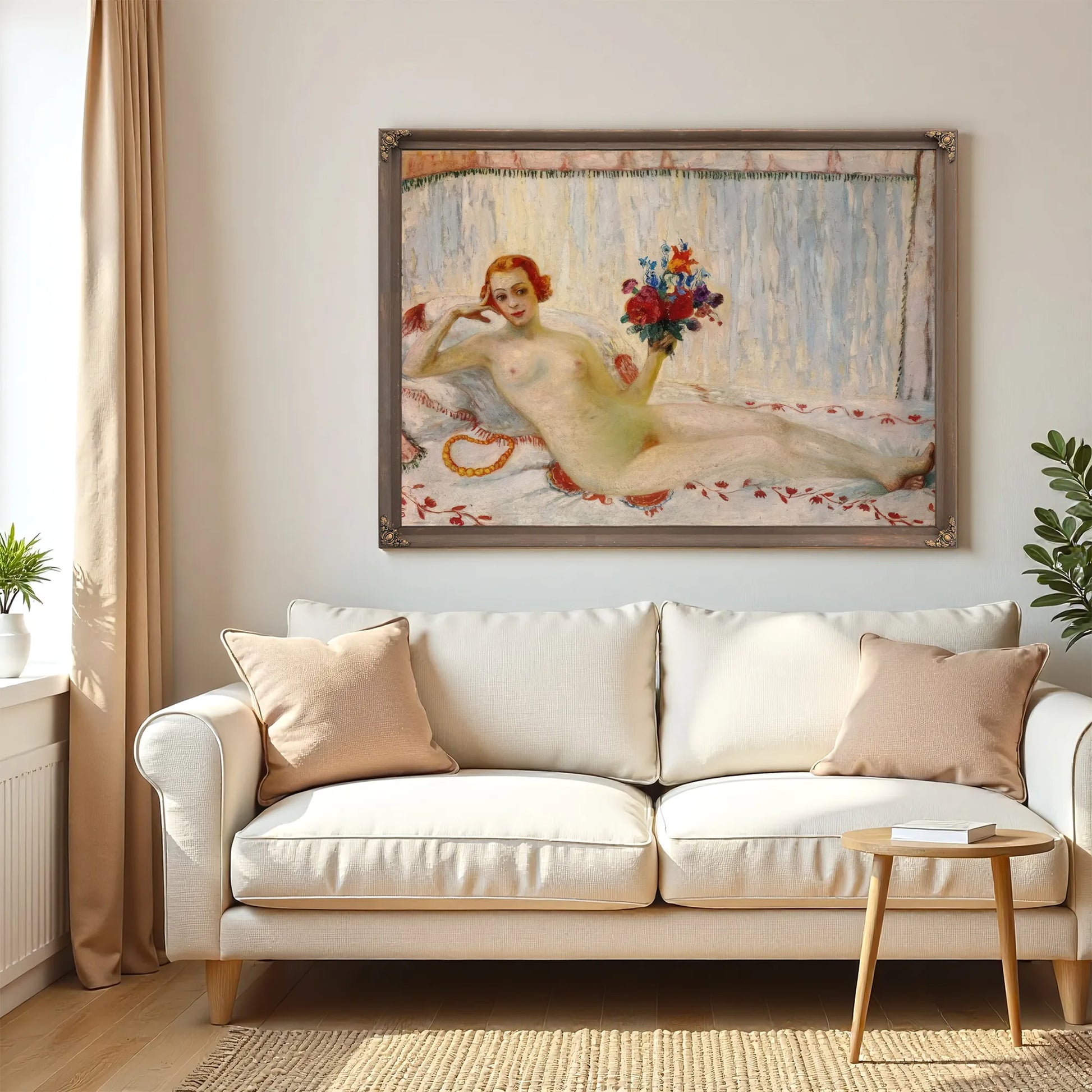 A Model By Florine Stettheimer Fine Art Print