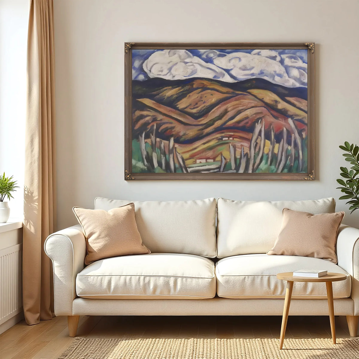 The Last Of New England The Beginning Of New Mexico By Marsden Hartley Fine Art Print