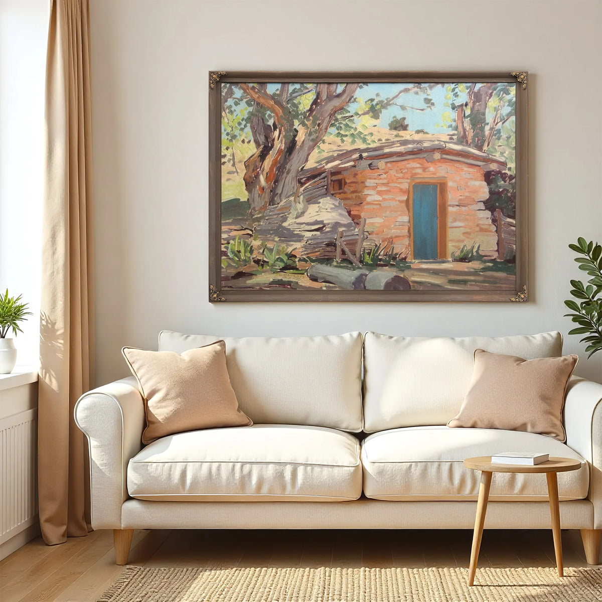 Maynard Dixon's Cool House By Conrad Buff Fine Art Print