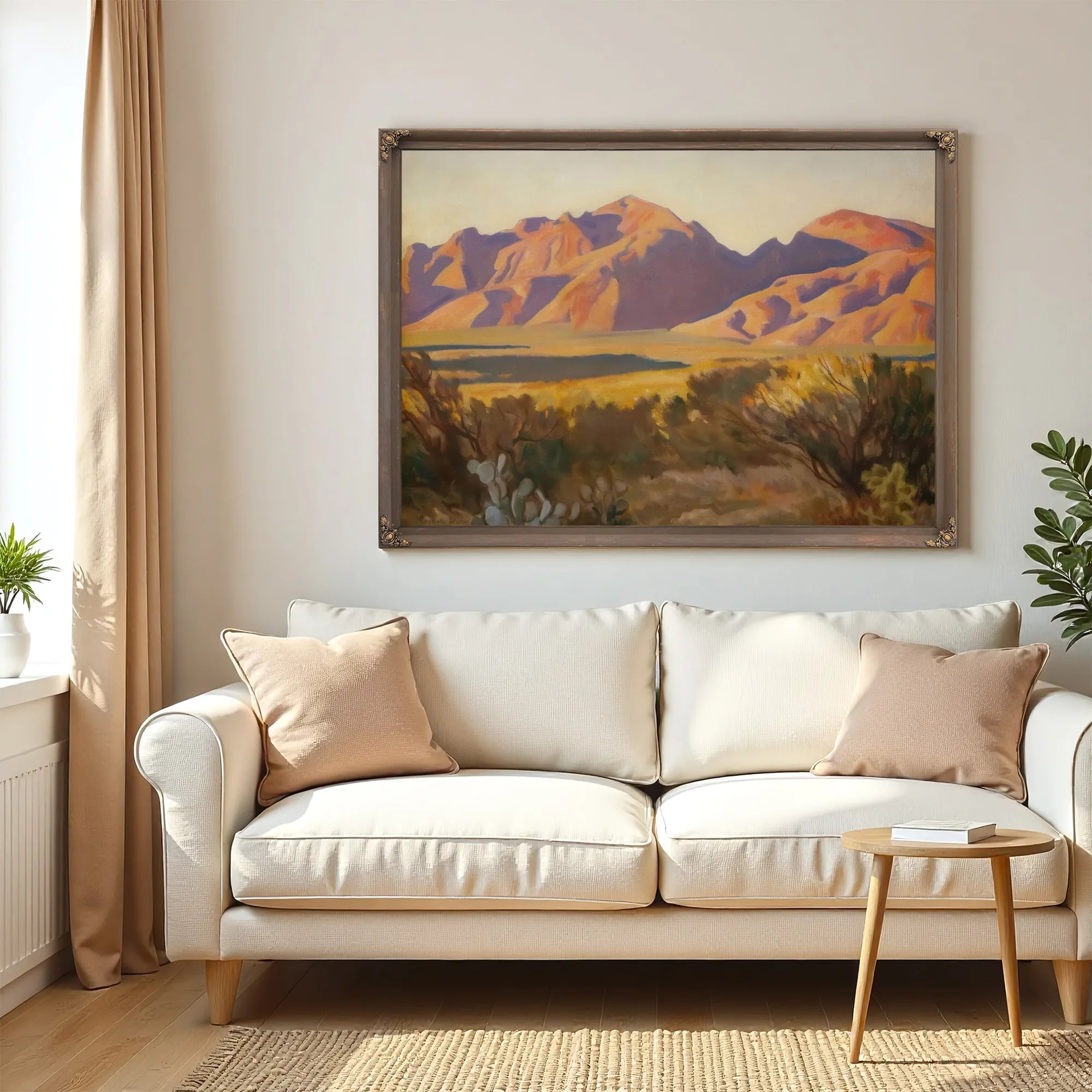 Late Light On The Catalinas By Maynard Dixon Fine Art Print