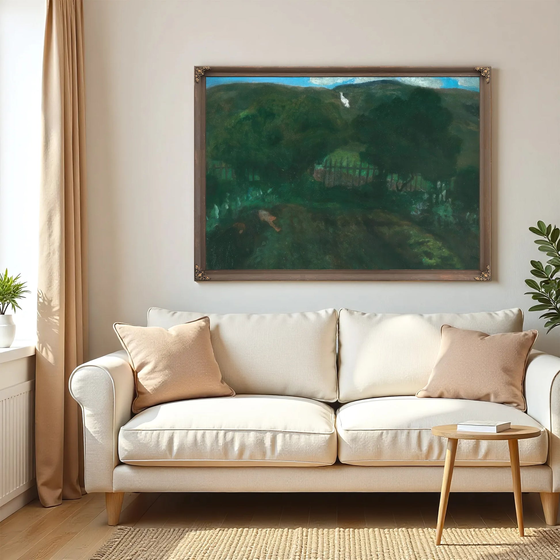 The Vicarage Garden By Nicolai Astrup Fine Art Print