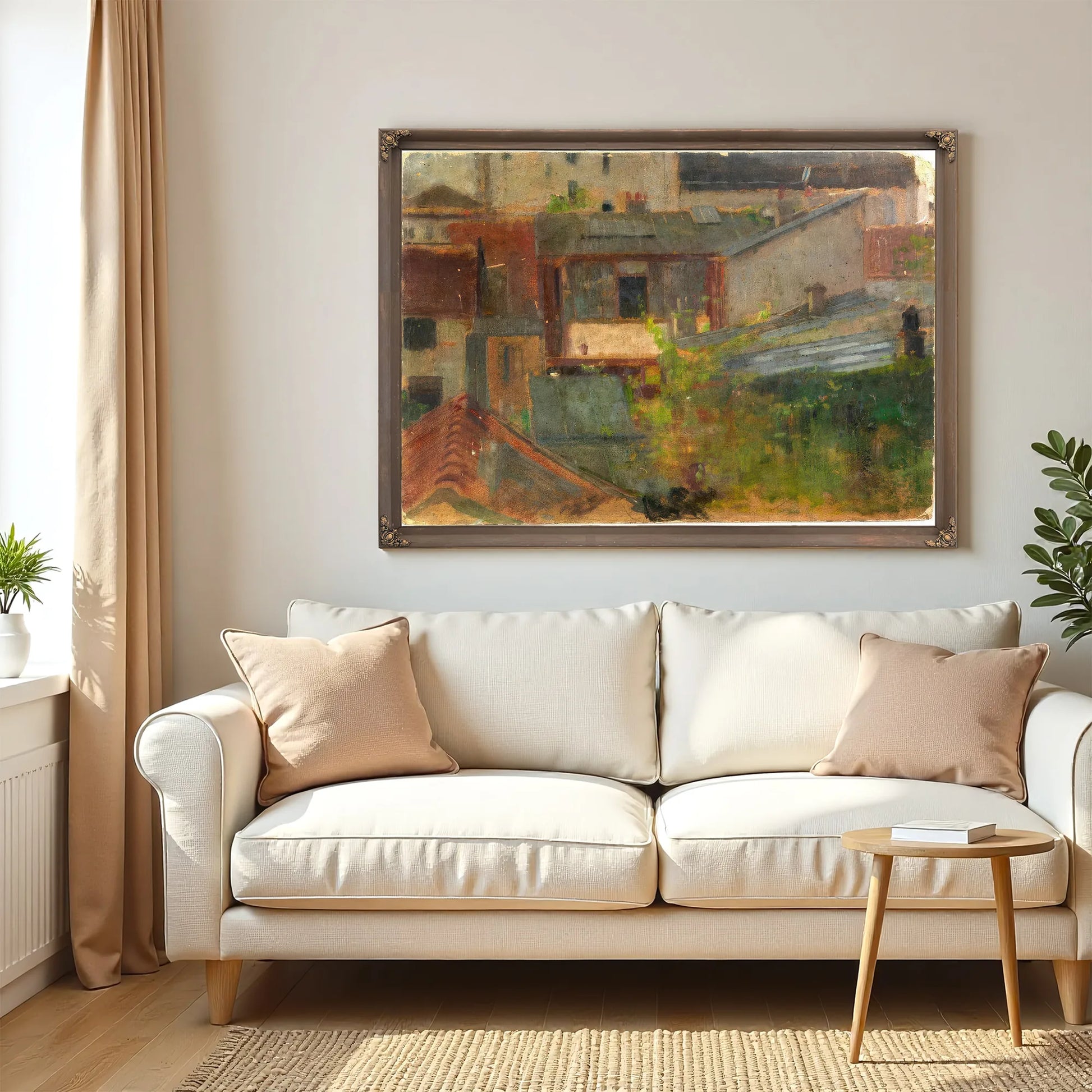 Rooftops By Alice Pike Barney Fine Art Print
