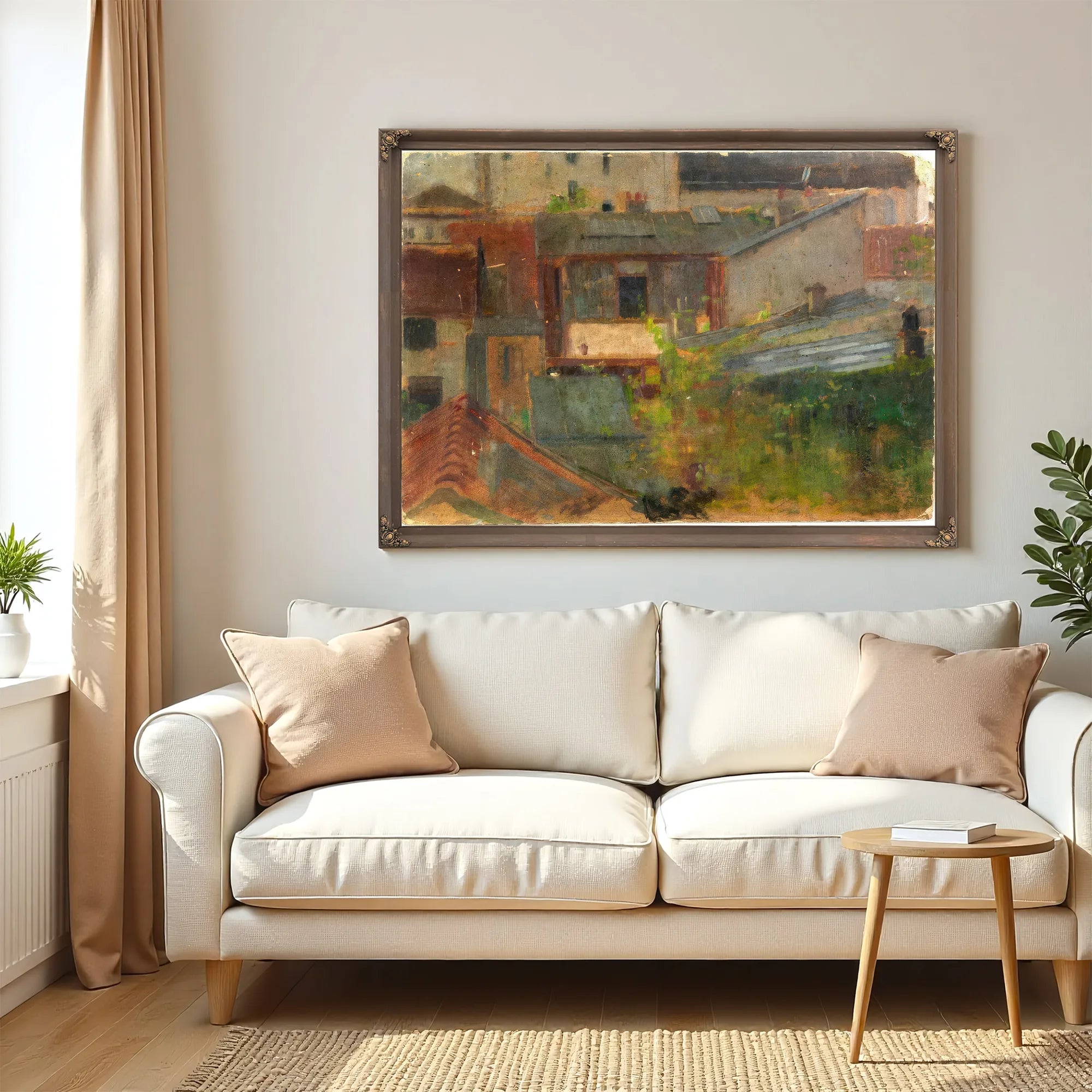 Rooftops By Alice Pike Barney Fine Art Print