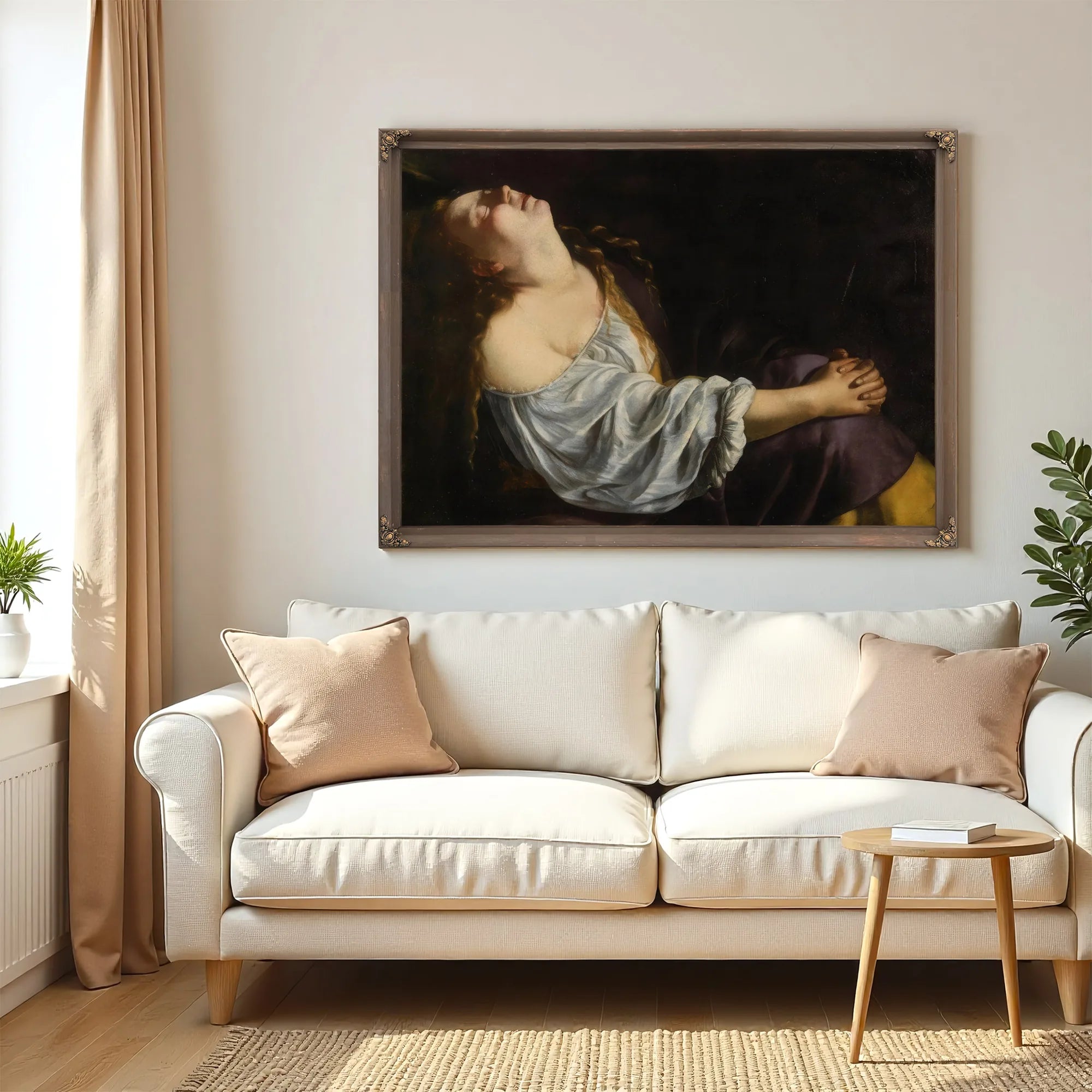 Mary Magdalene 1620 By Artemisia Gentileschi Fine Art Print