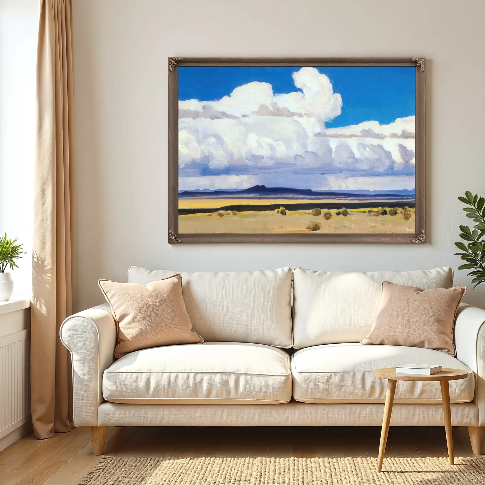 Summer Clouds New Mexico By Maynard Dixon Fine Art Print