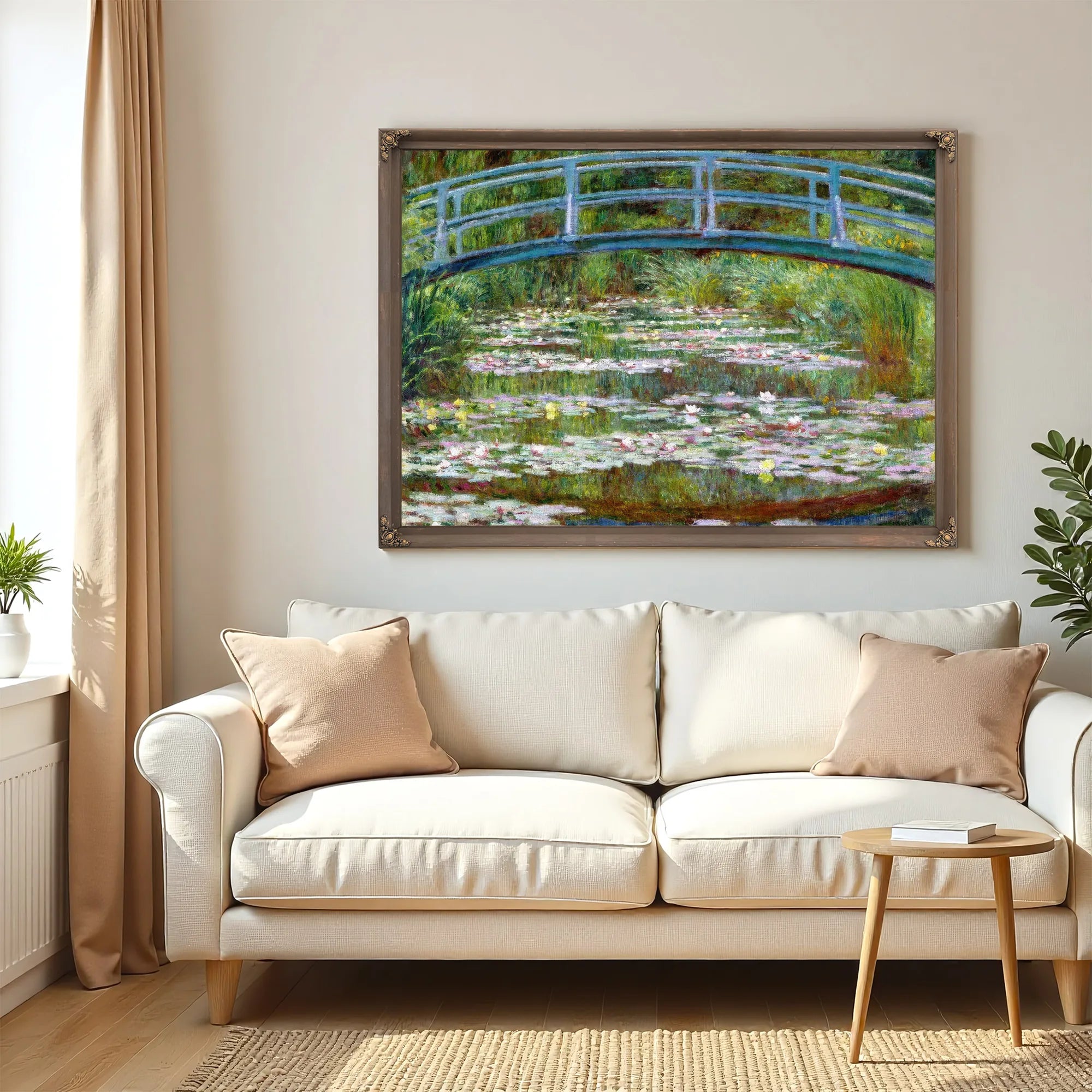 The Japanese Footbridge By Claude Monet Fine Art Print