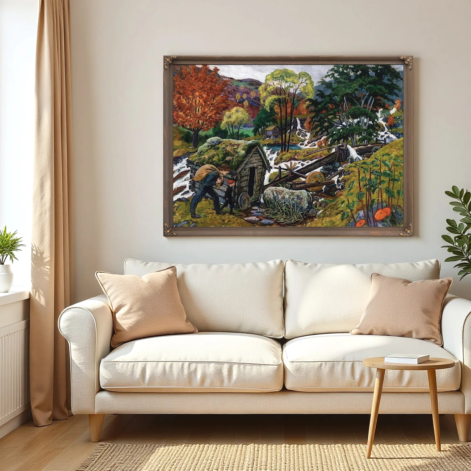 Milling Weather By Nicolai Astrup Fine Art Print