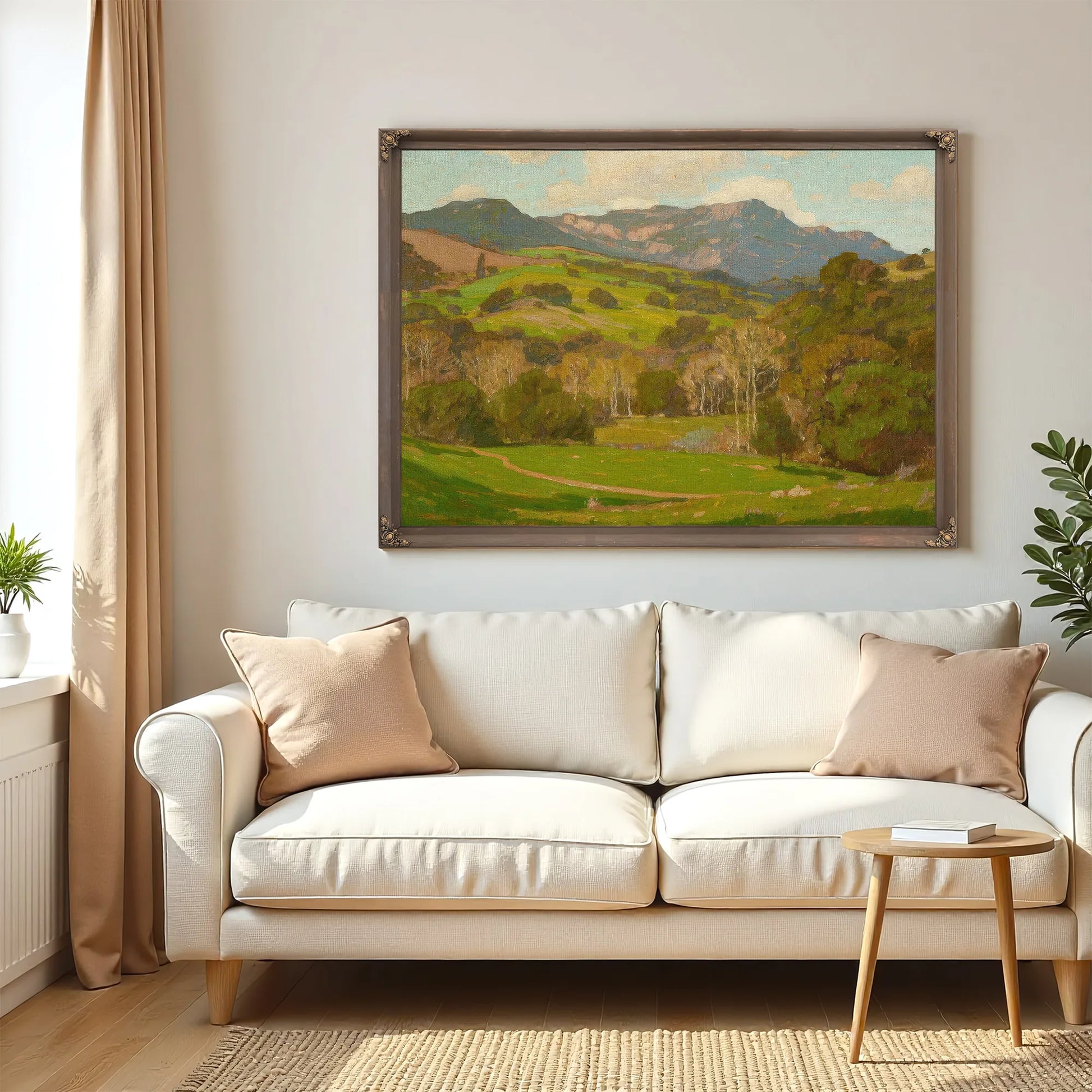 Verdant Hills On A Clear Day By William Wendt Fine Art Print
