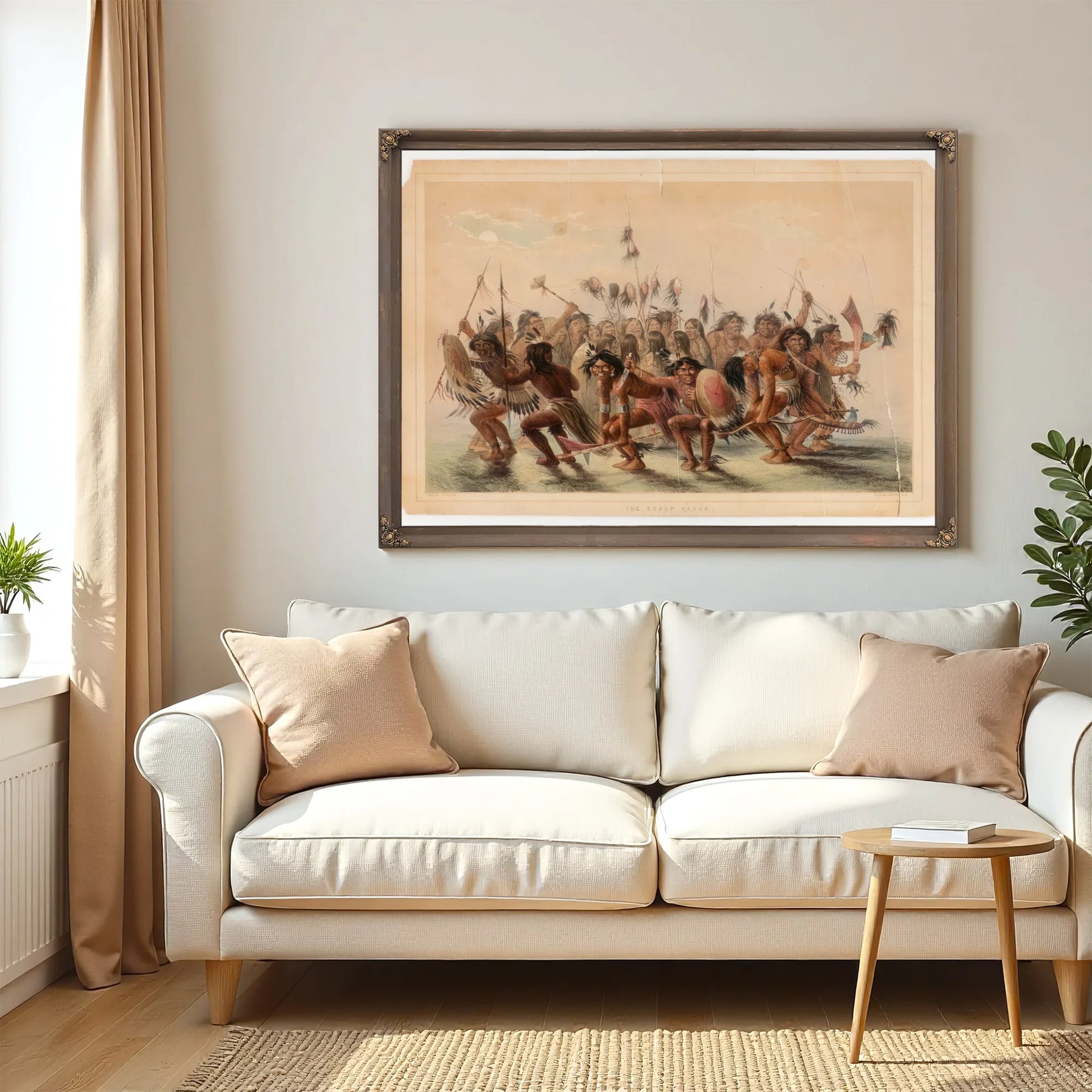 The Scalp Dance By George Catlin Fine Art Print