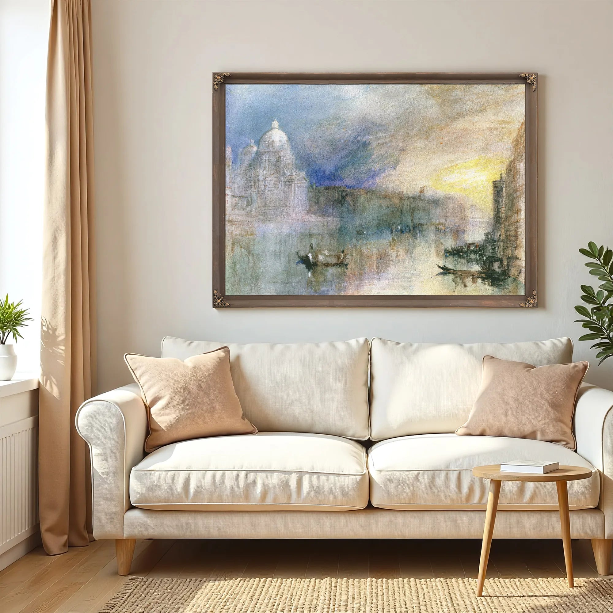 Venice Grand Canal With Santa Maria Della Salute By Joseph Mallord William Turner Fine Art Print