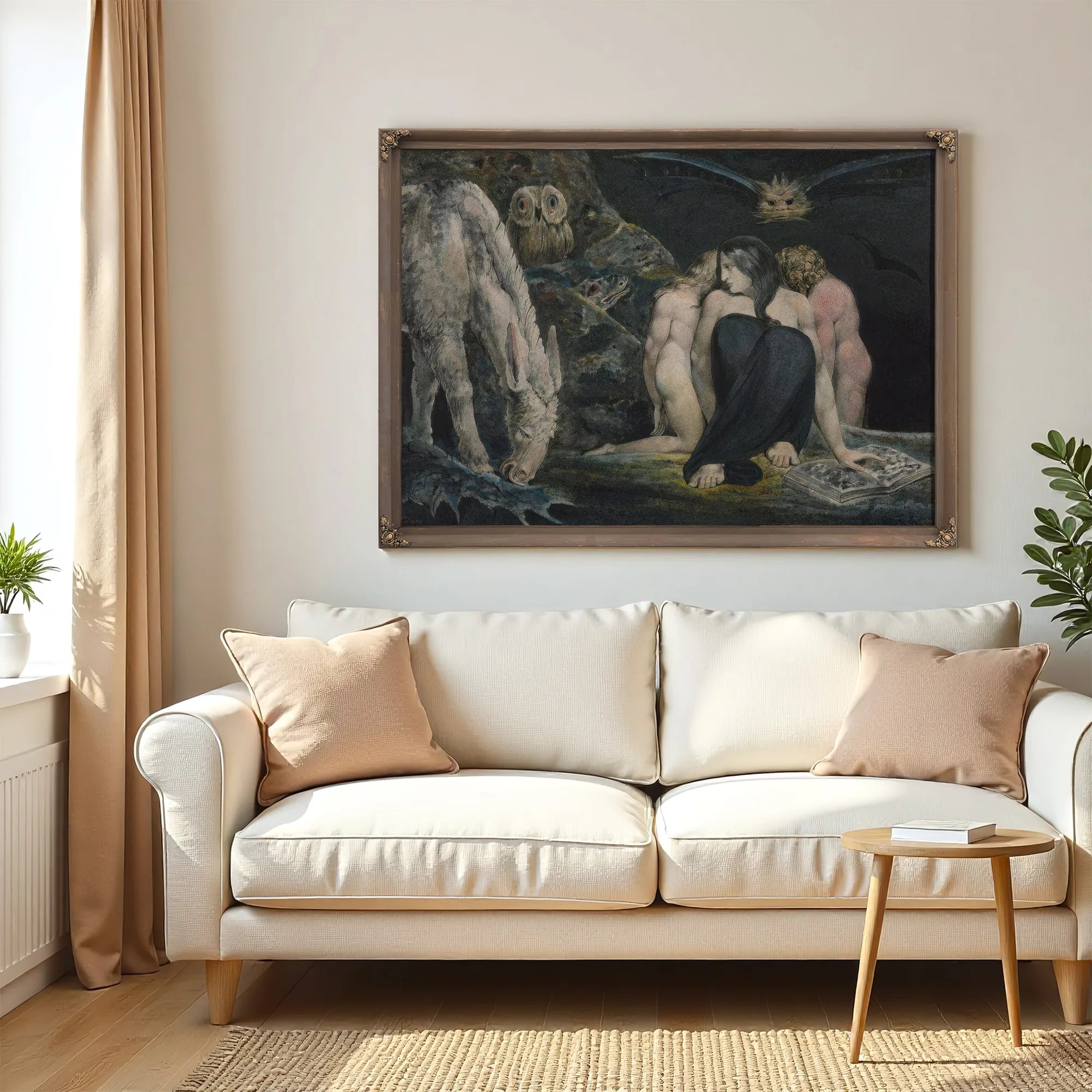 The Night Of Enitharmons Joy 1795 By William Blake Fine Art Print