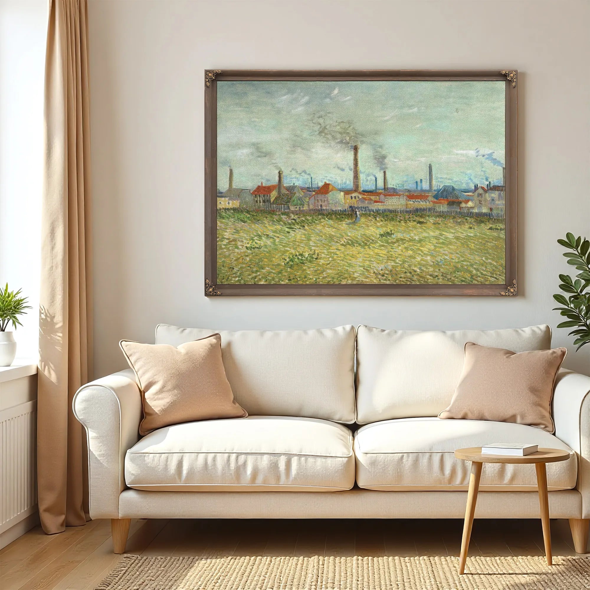 Factories At Clichy By Vincent Van Gogh Fine Art Print