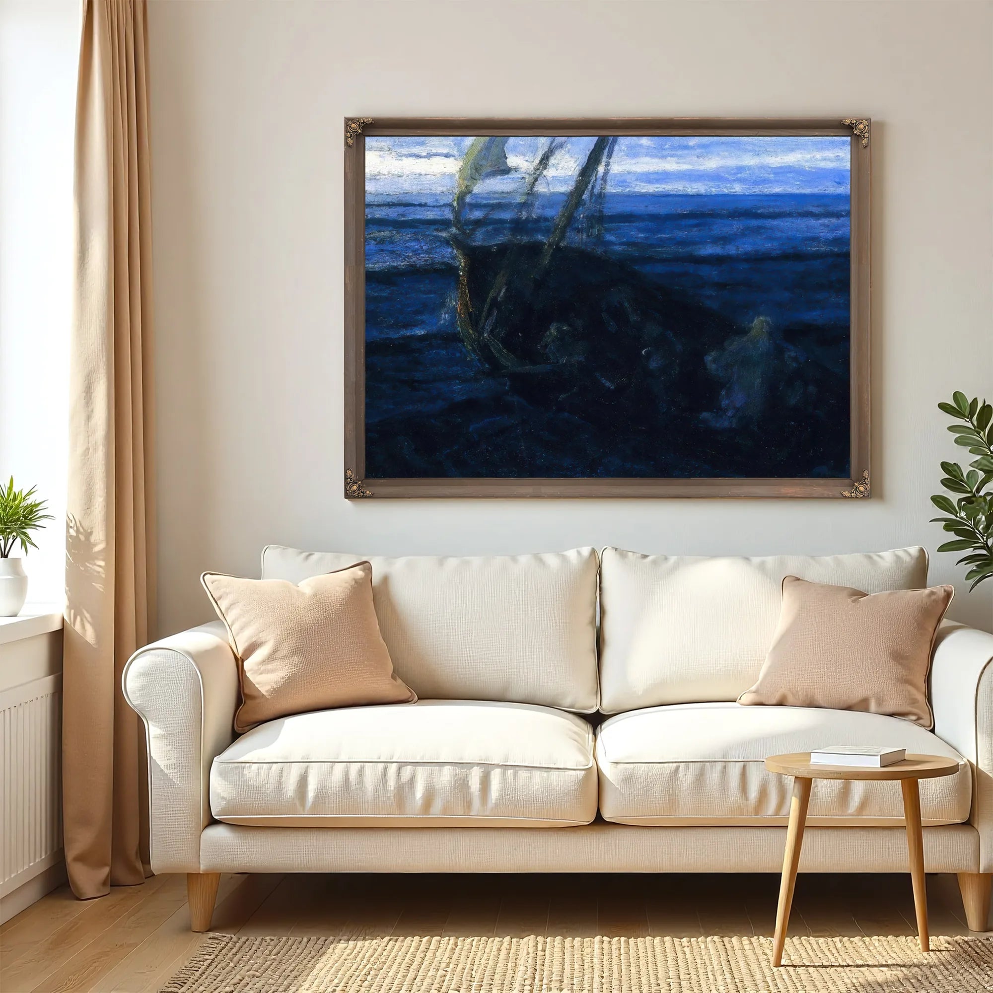 Christ And His Desciples On The Sea Of Galilee By Henry Ossawa Tanner Fine Art Print