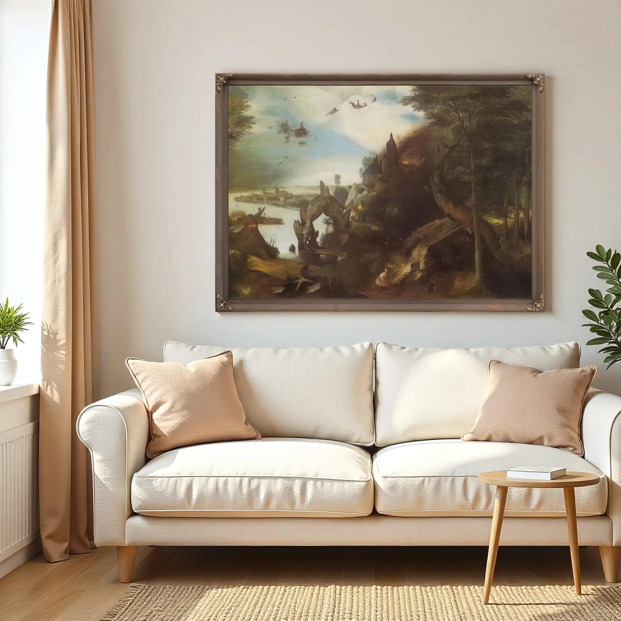 The Temptation Of St By Pieter Bruegel Fine Art Print