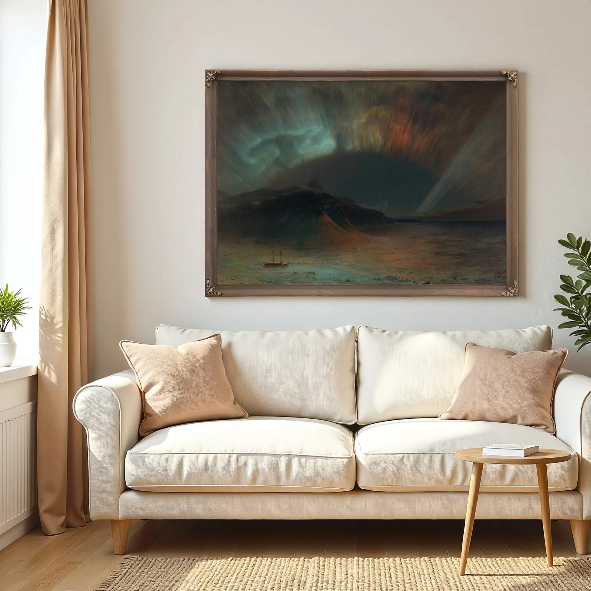 Aurora Borealis 1865 By Frederic Edwin Church Fine Art Print
