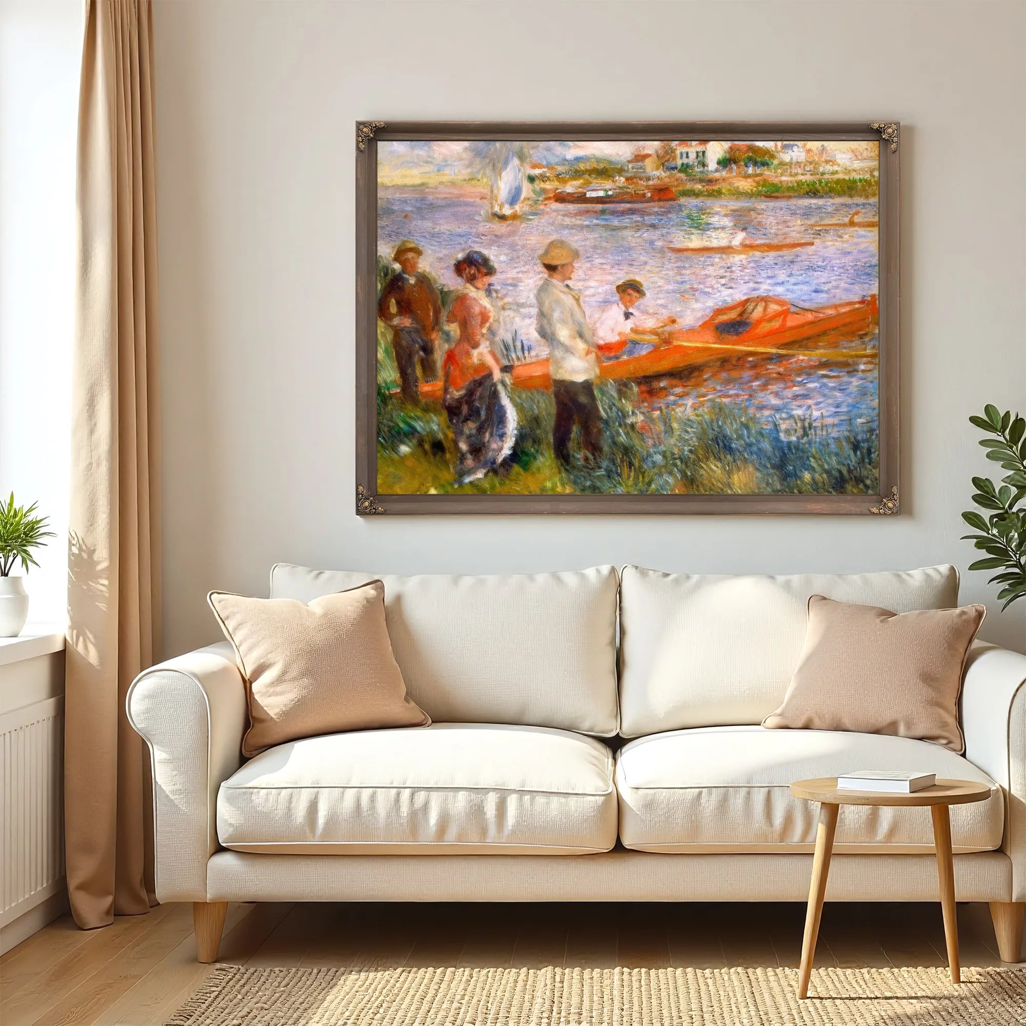 Oarsmen At Chatou By Pierre August Renoir Fine Art Print