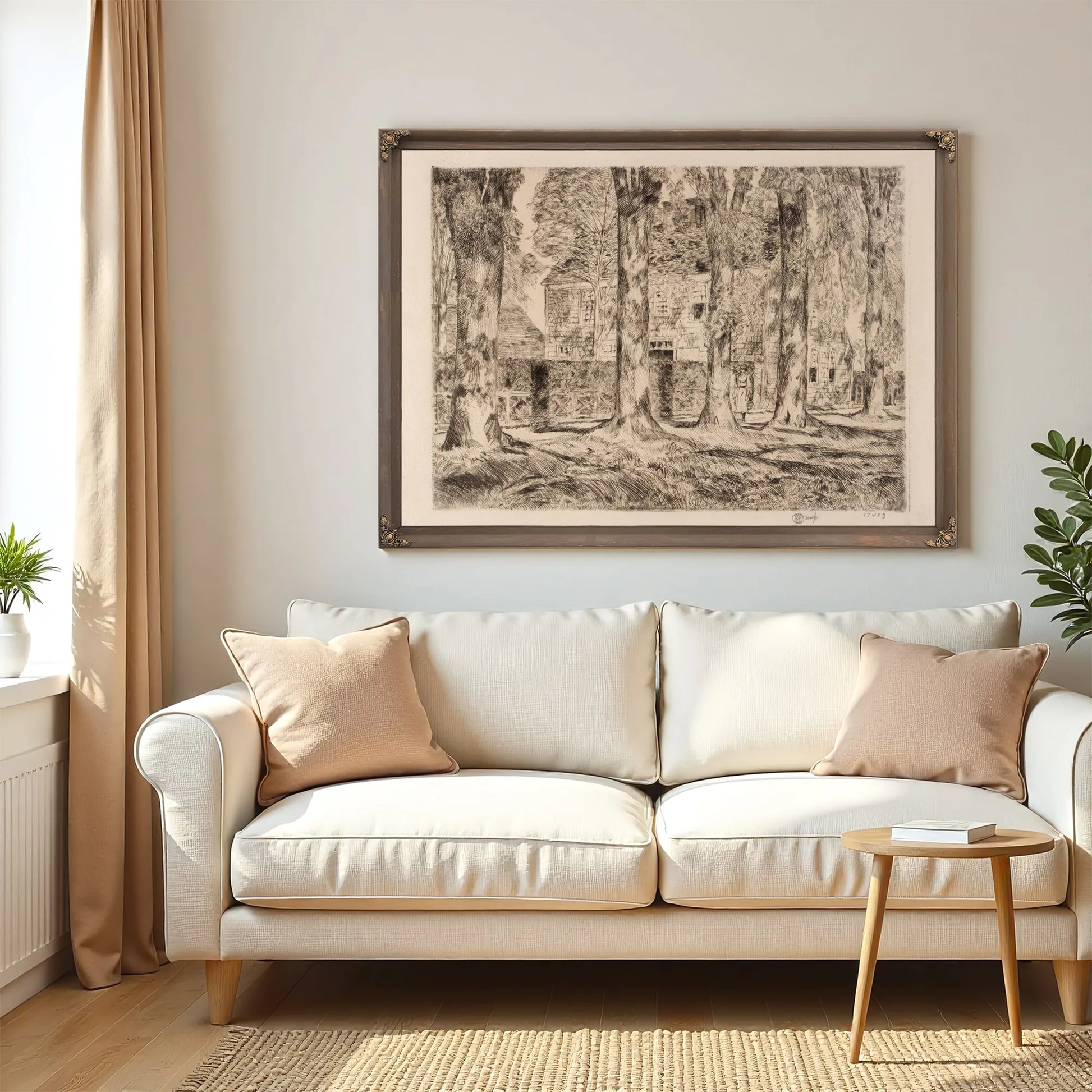 The Village Elms, Easthampton By Childe Hassam Fine Art Print