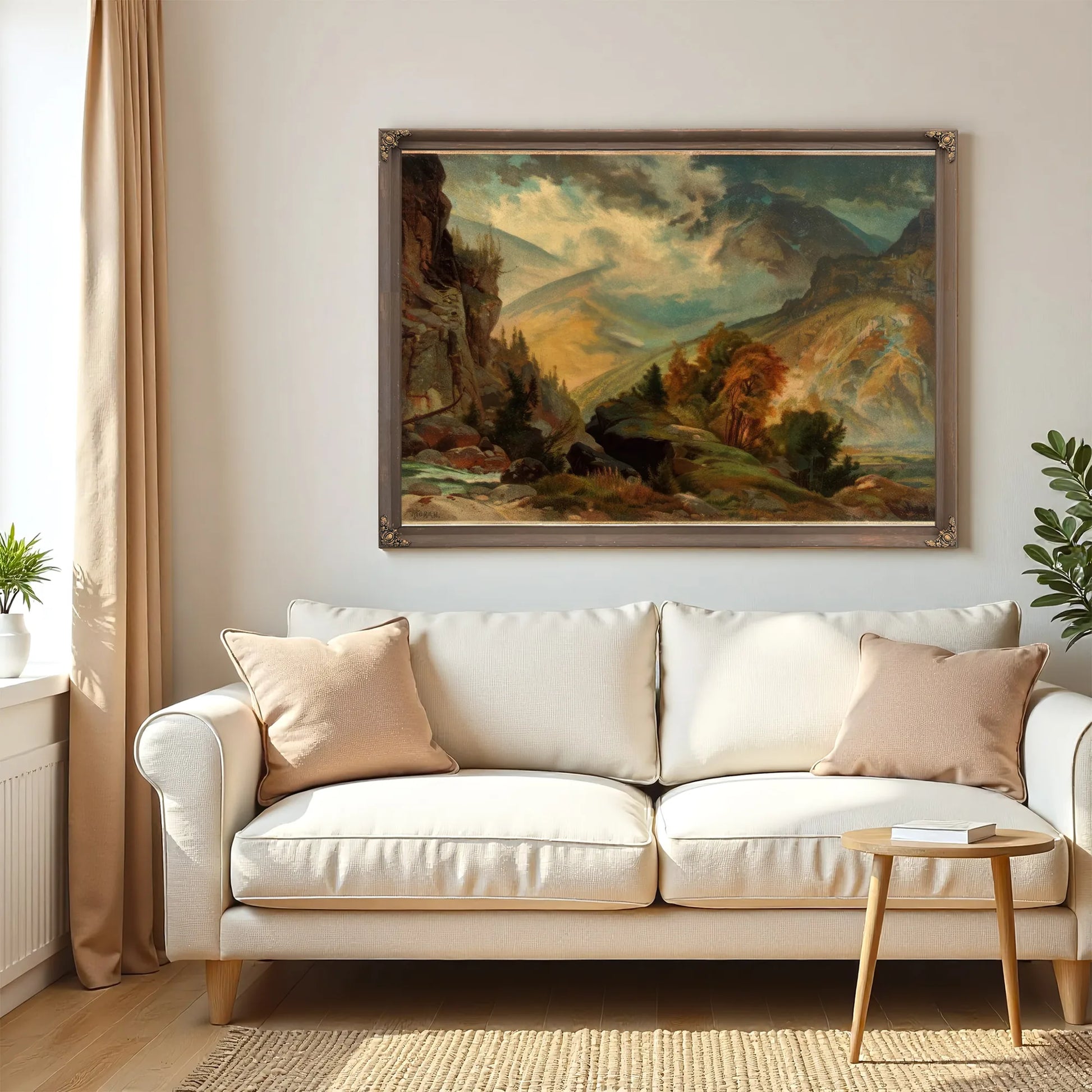 The White Mountains By Thomas Moran Fine Art Print