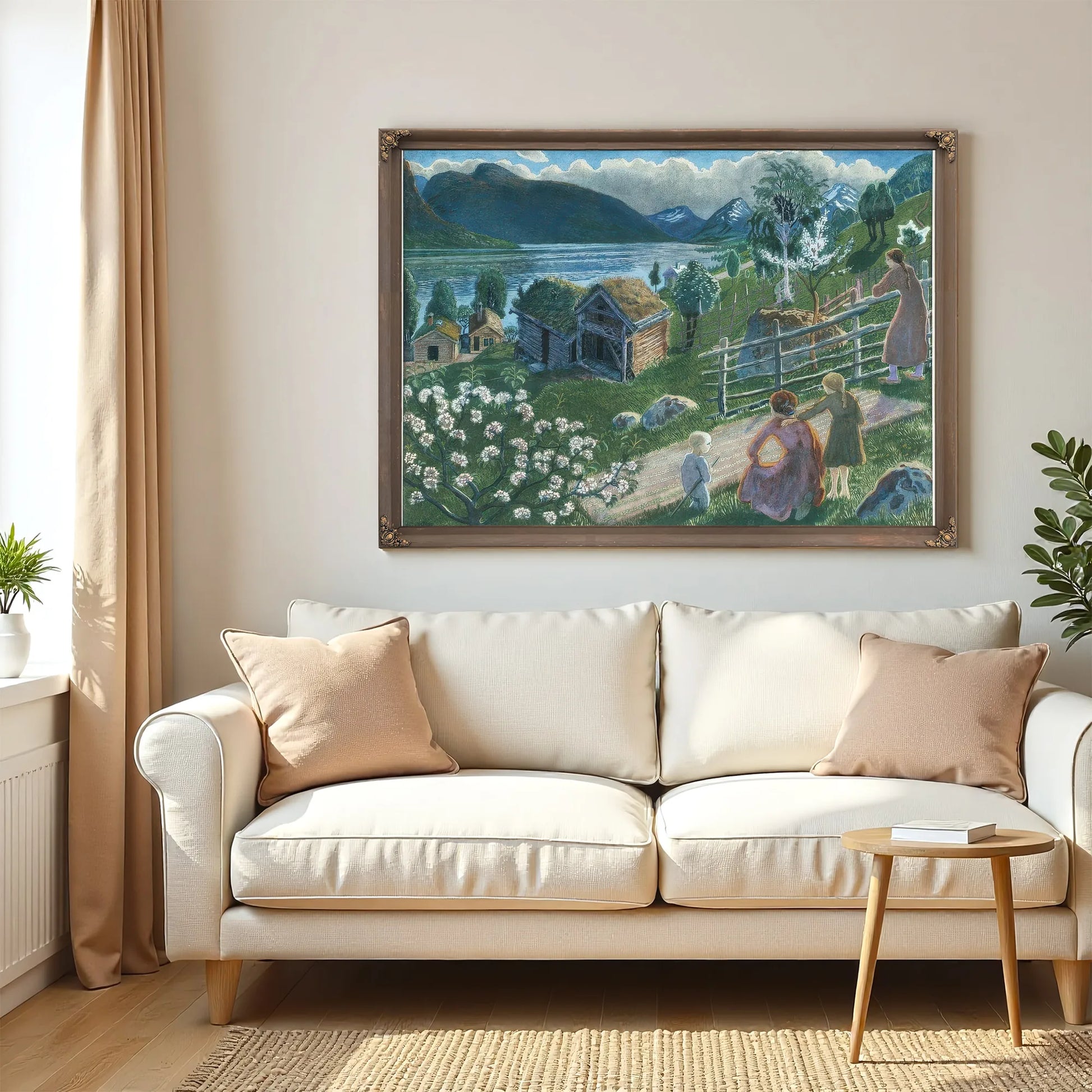 Growing Weather In Sandalstrand By Nicolai Astrup Fine Art Print