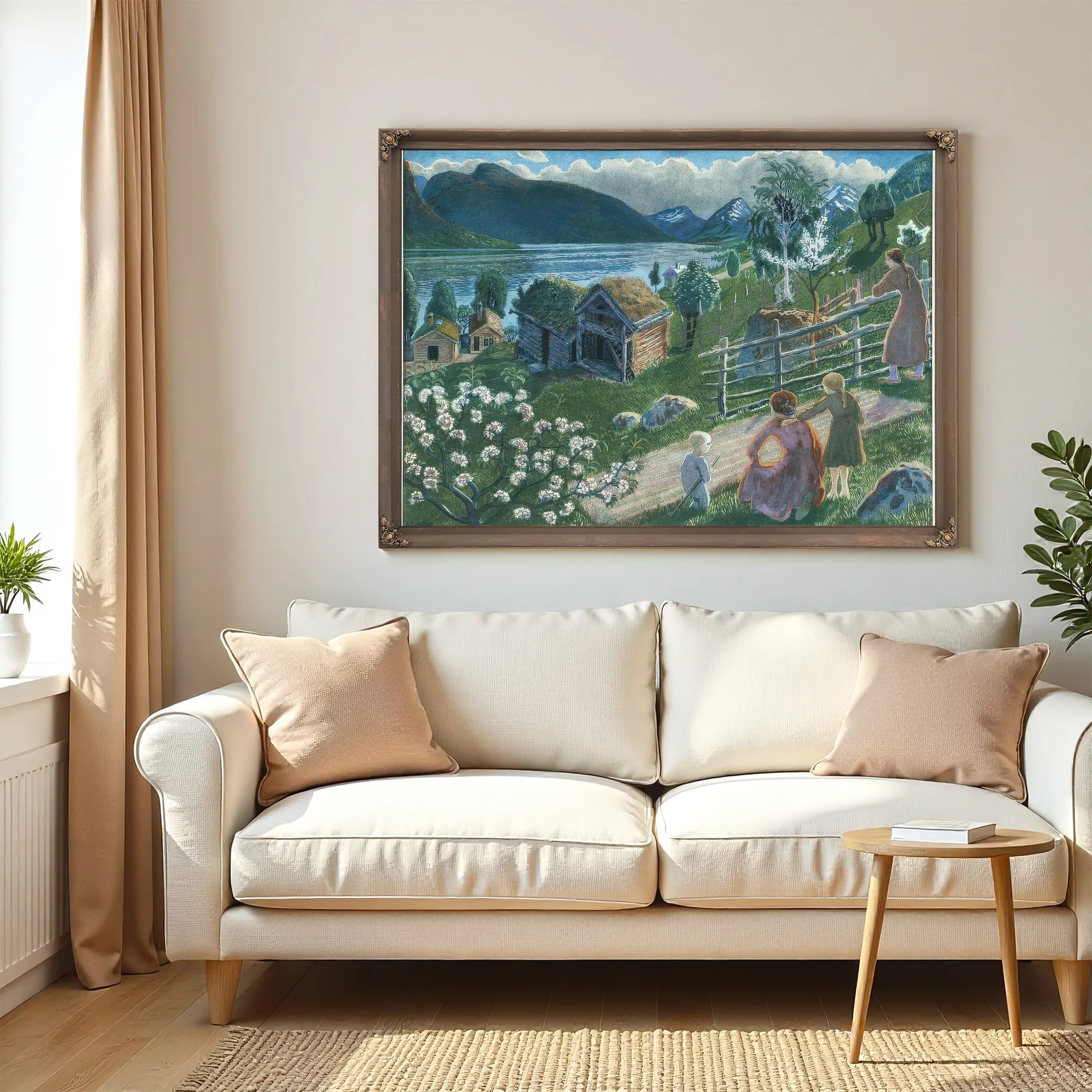 Growing Weather In Sandalstrand By Nicolai Astrup Fine Art Print