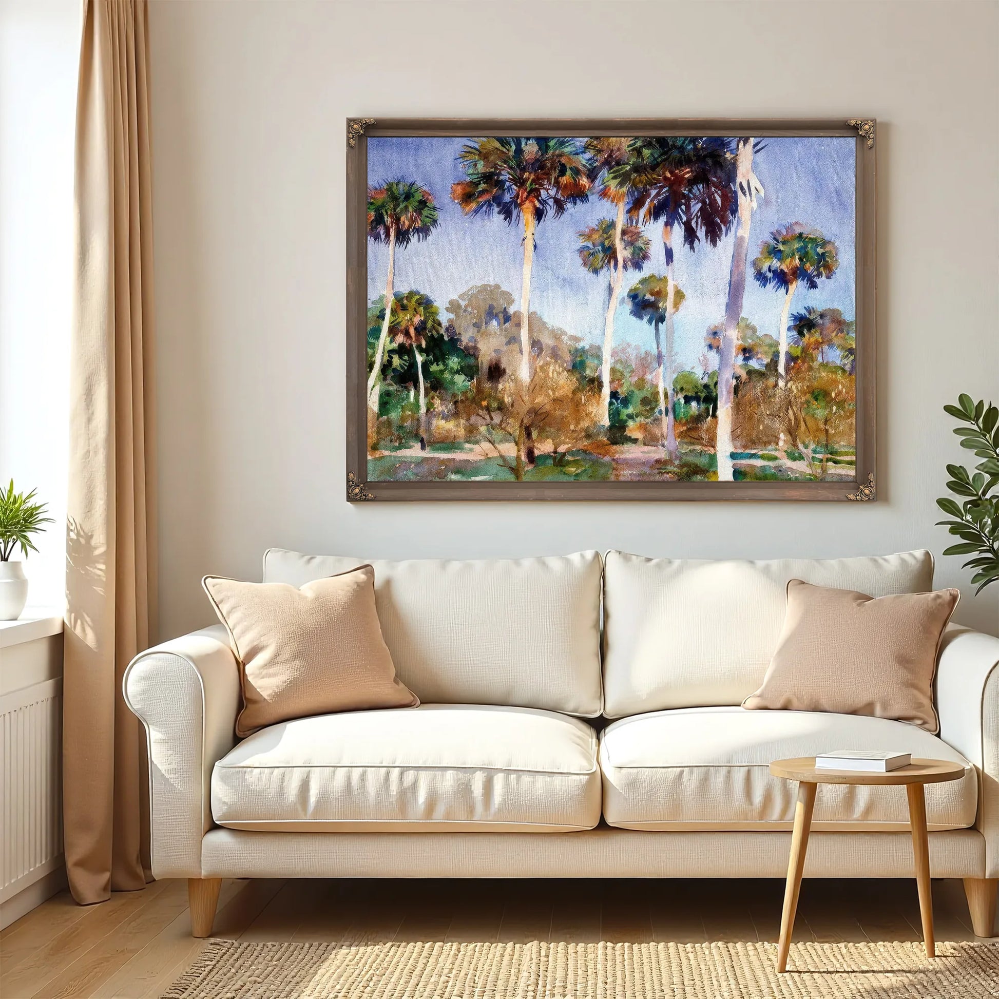 Palms By John Singer Sargent Fine Art Print