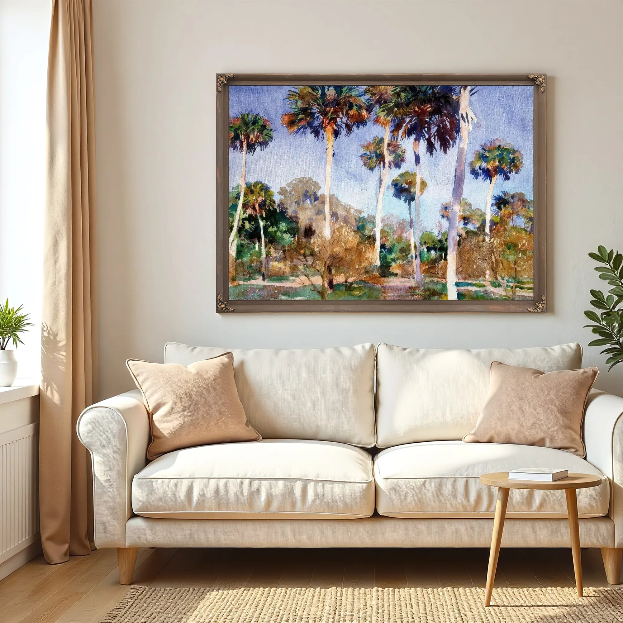 Palms By John Singer Sargent Fine Art Print